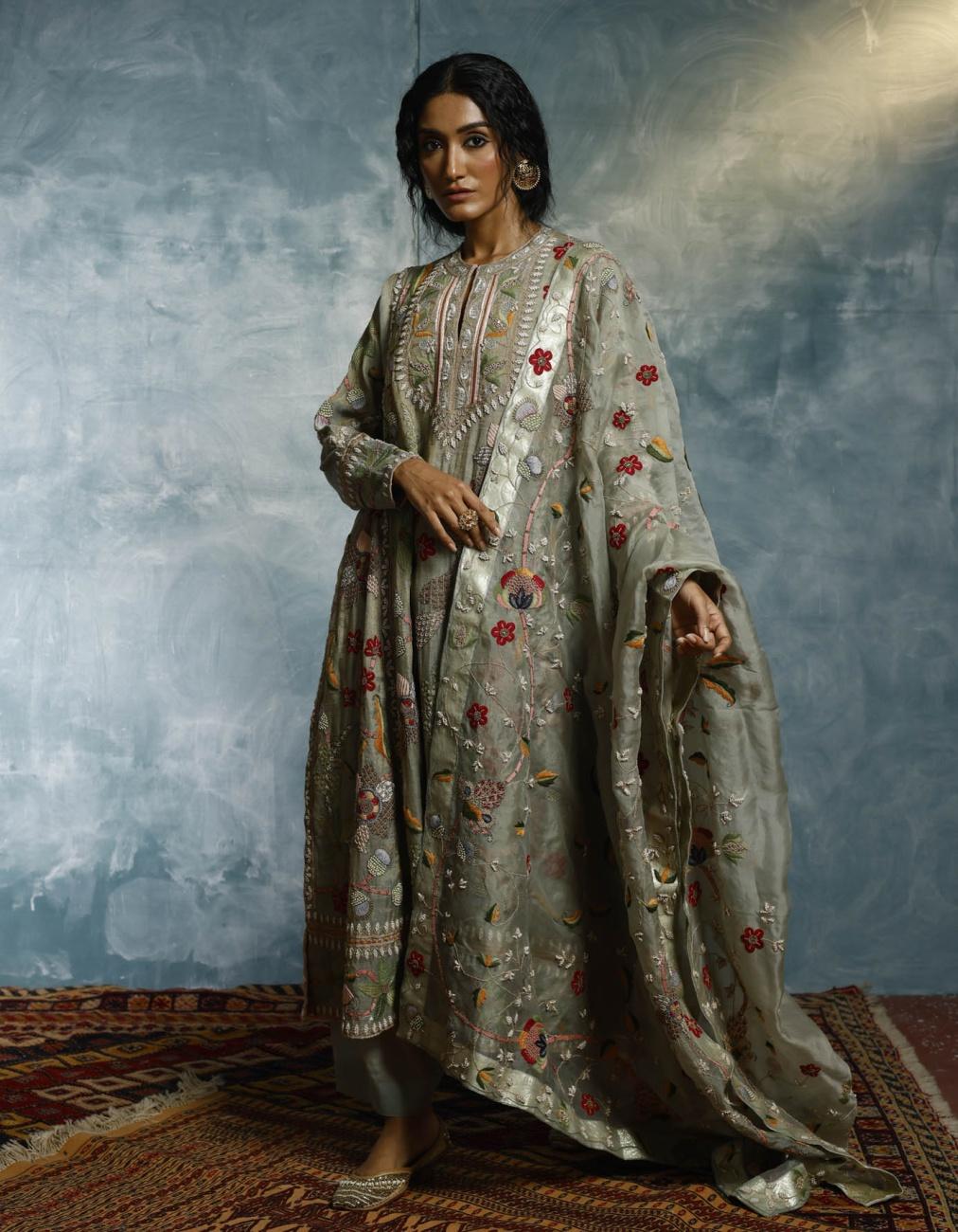 Armani Cool Blue Kurta With Pants