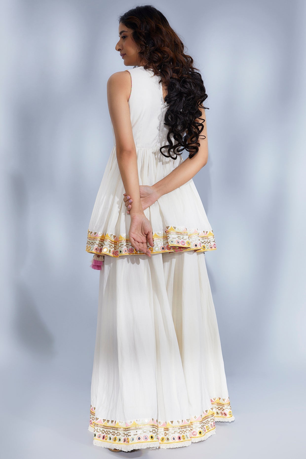 Hana Sharara Set with Dupatta- Karishma Tanna