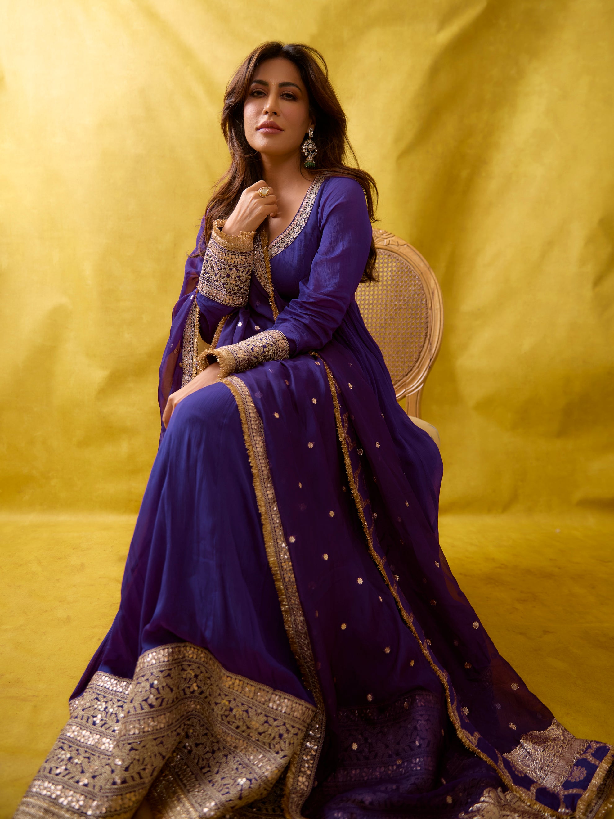 Chitrangada Anarkali Set