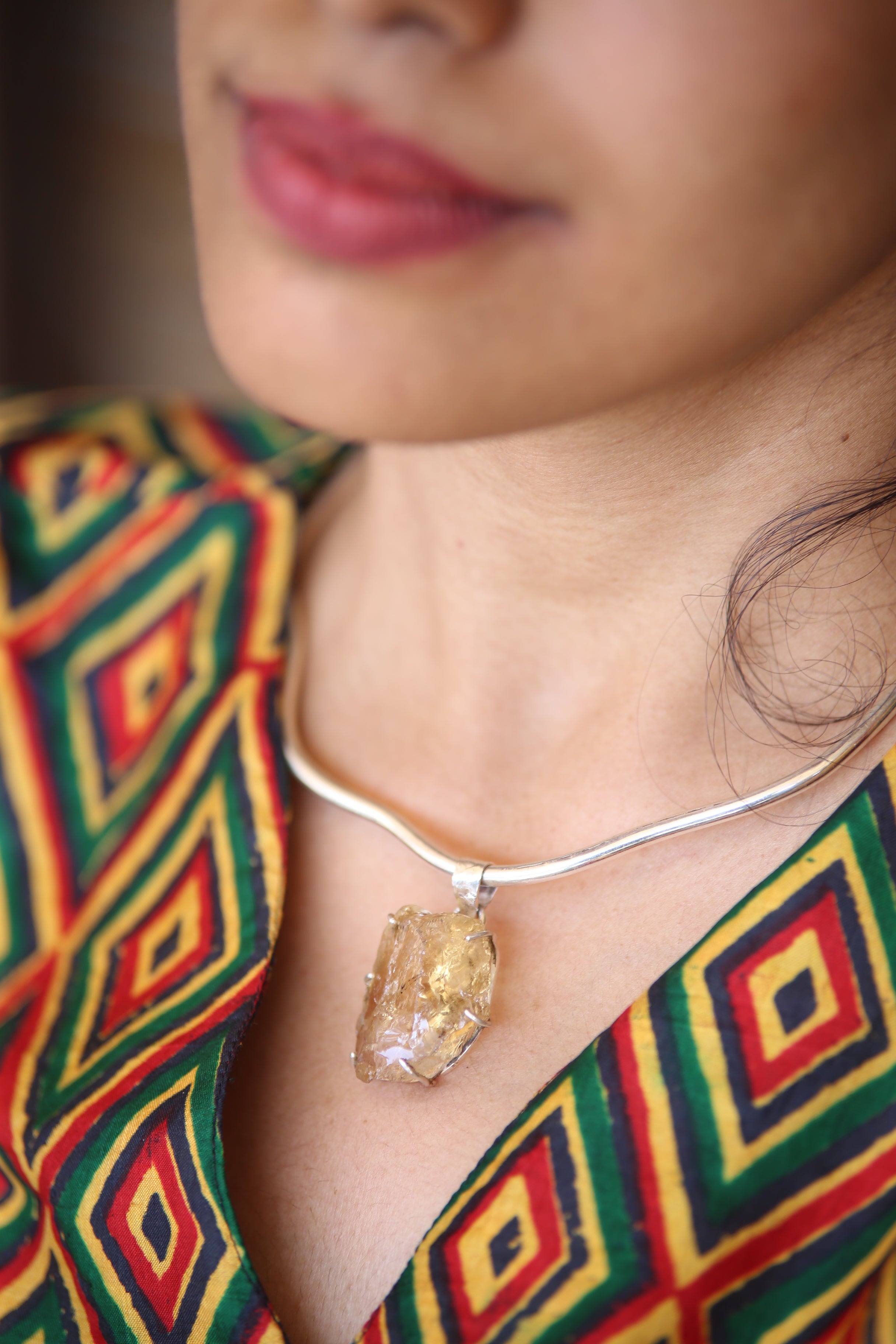 Lunar Trance  Pendant with Hasli