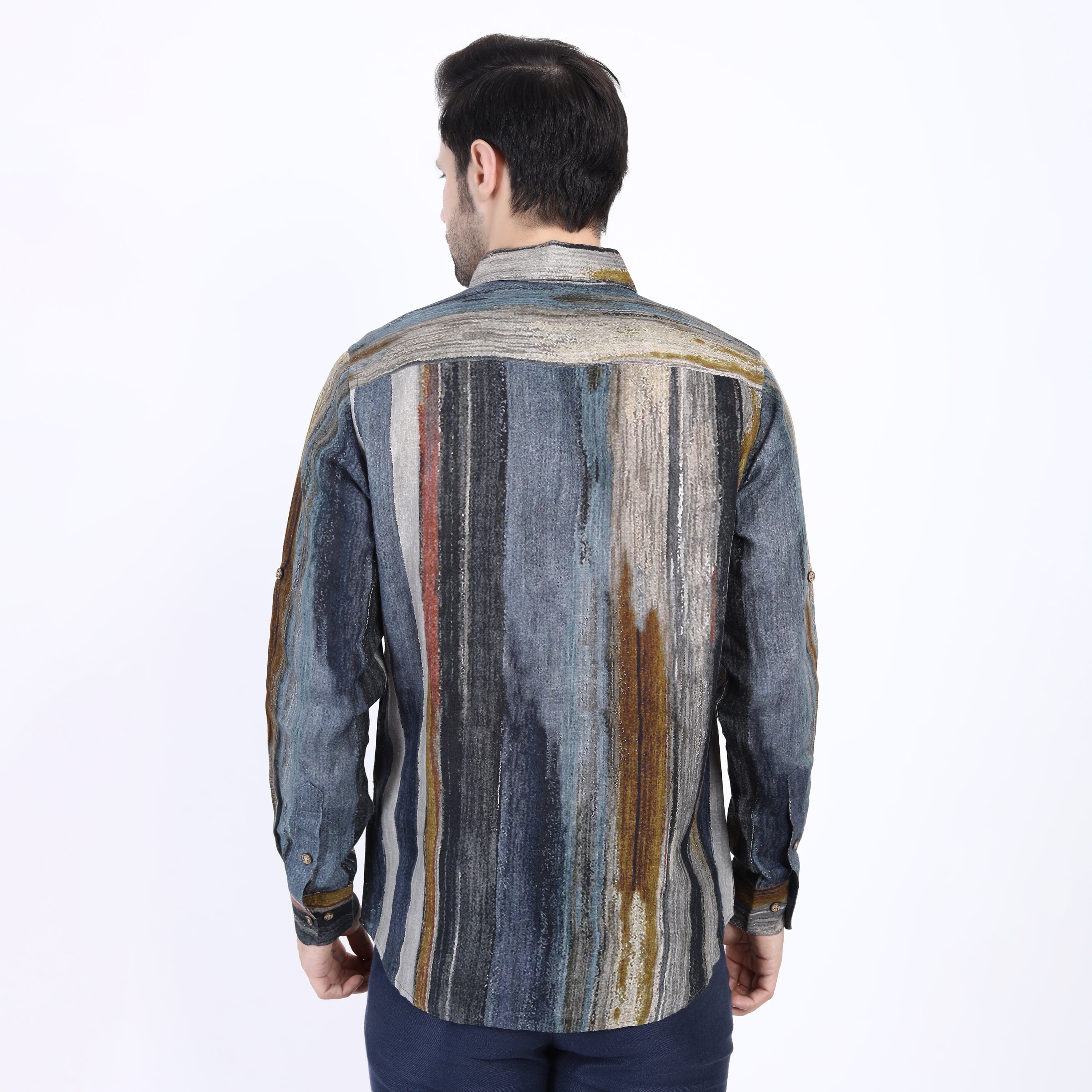 Lagos Print Linen Shirt