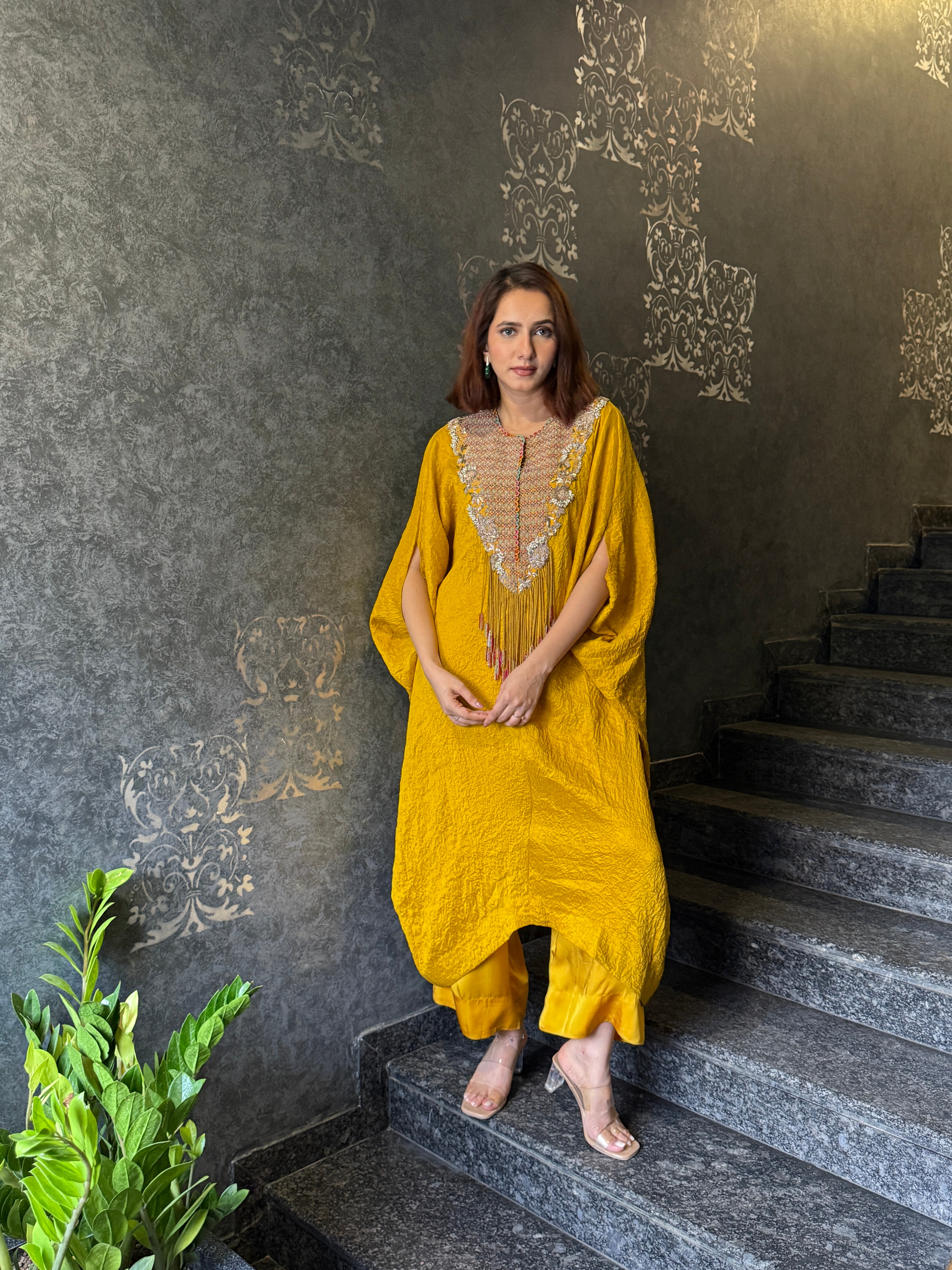 Mustard - Kaftaan Set