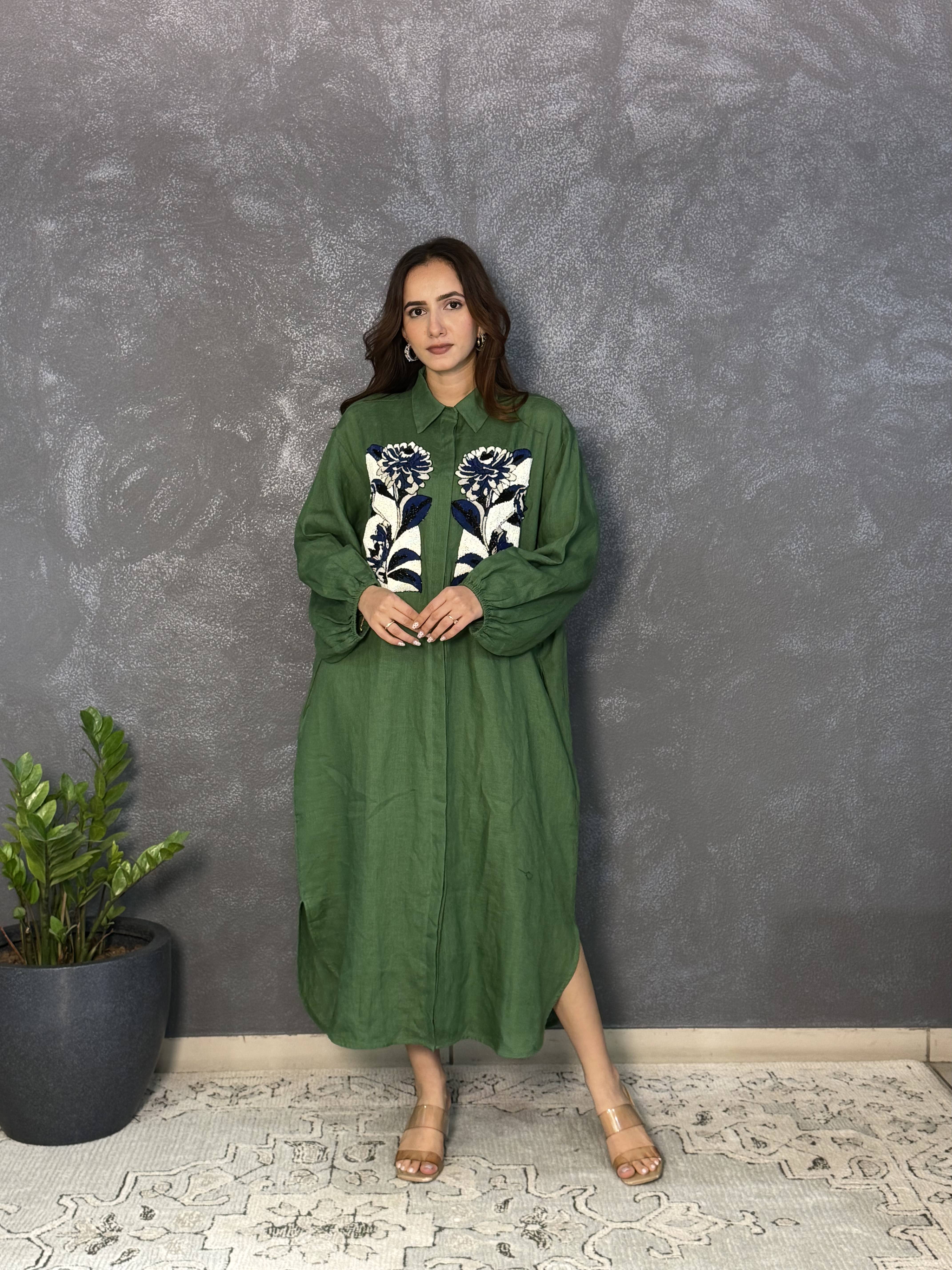 Handcrafted Midi Dress
