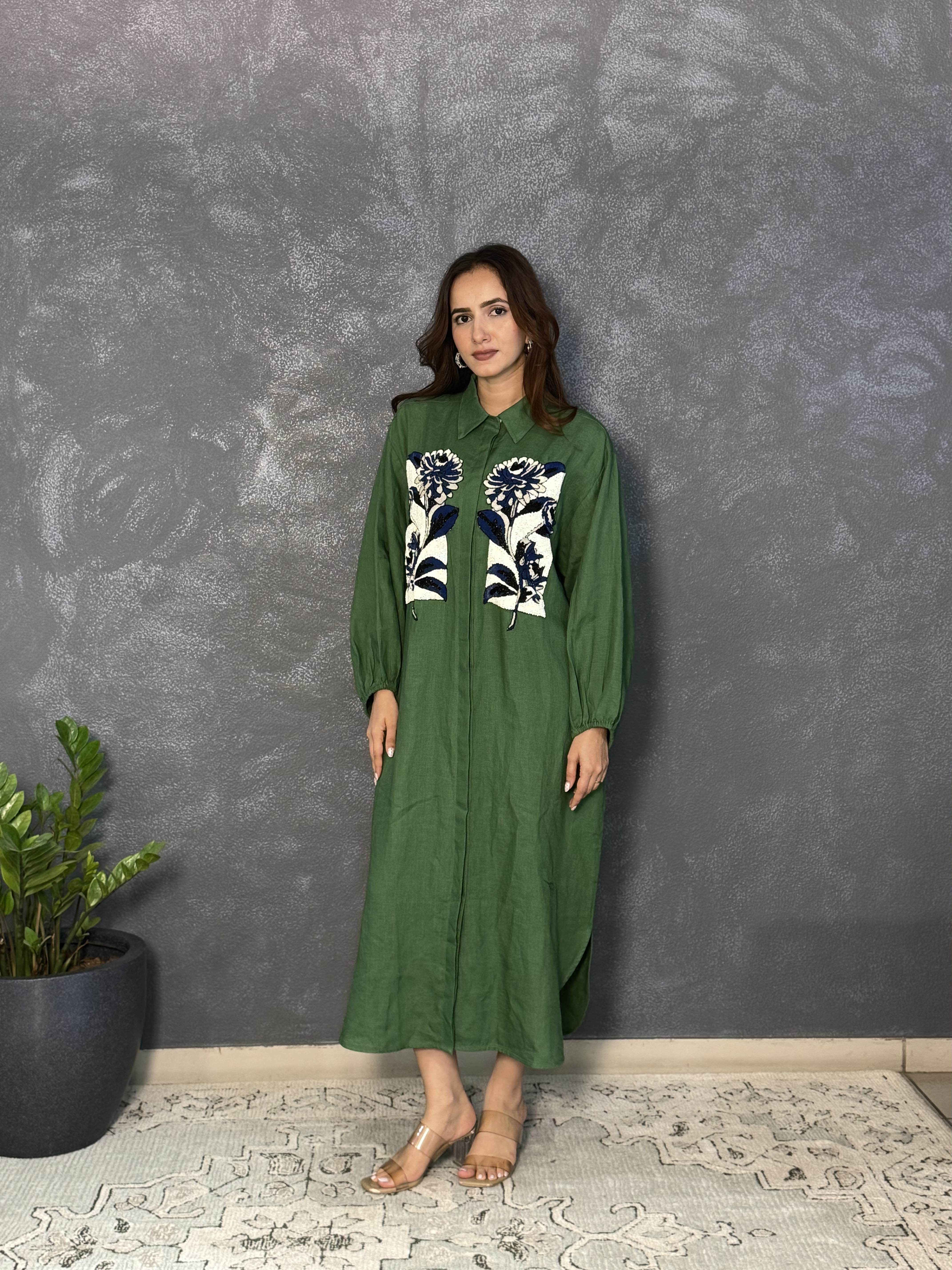Handcrafted Midi Dress