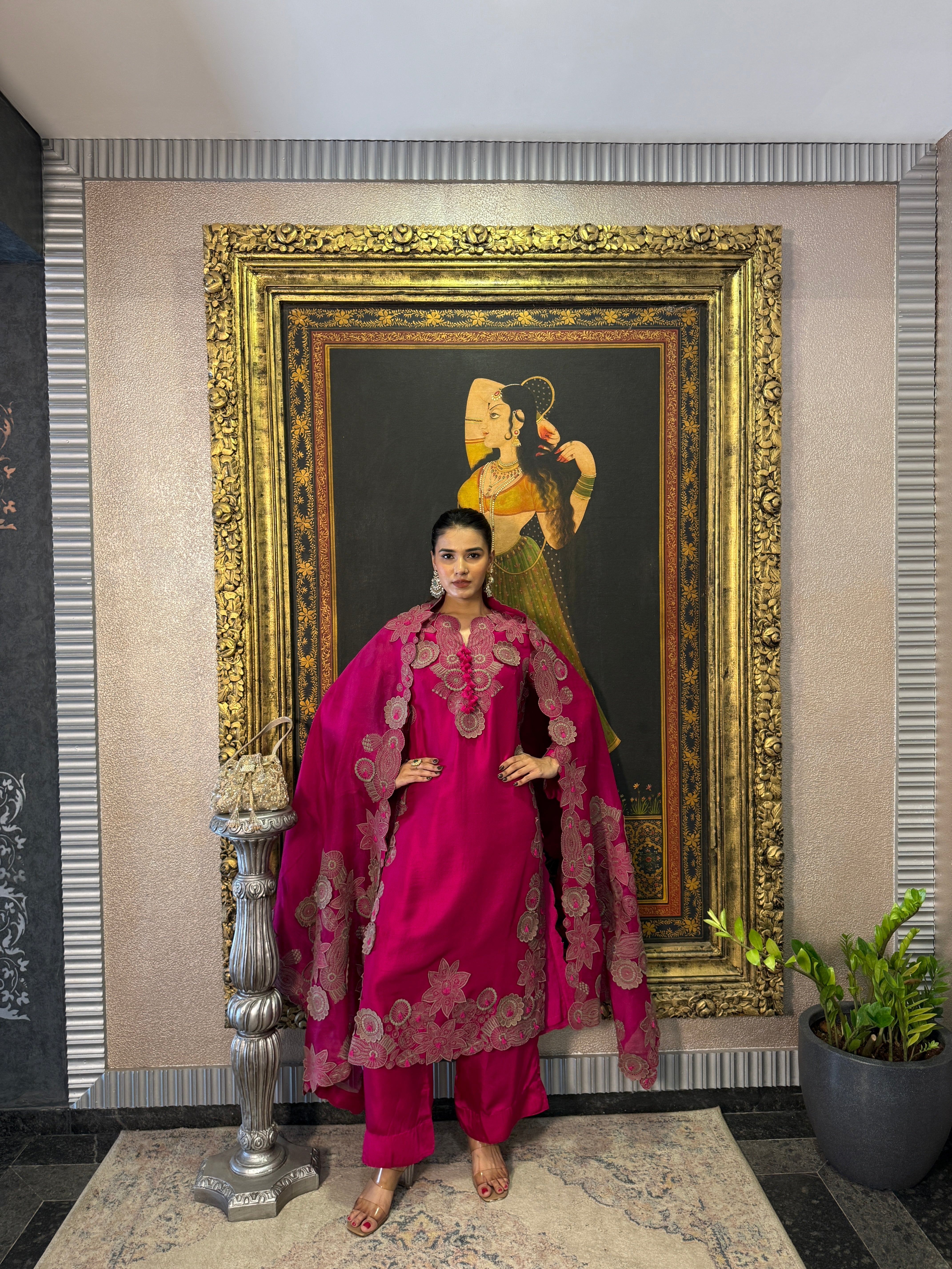 Magenta Pink - Kurta Set