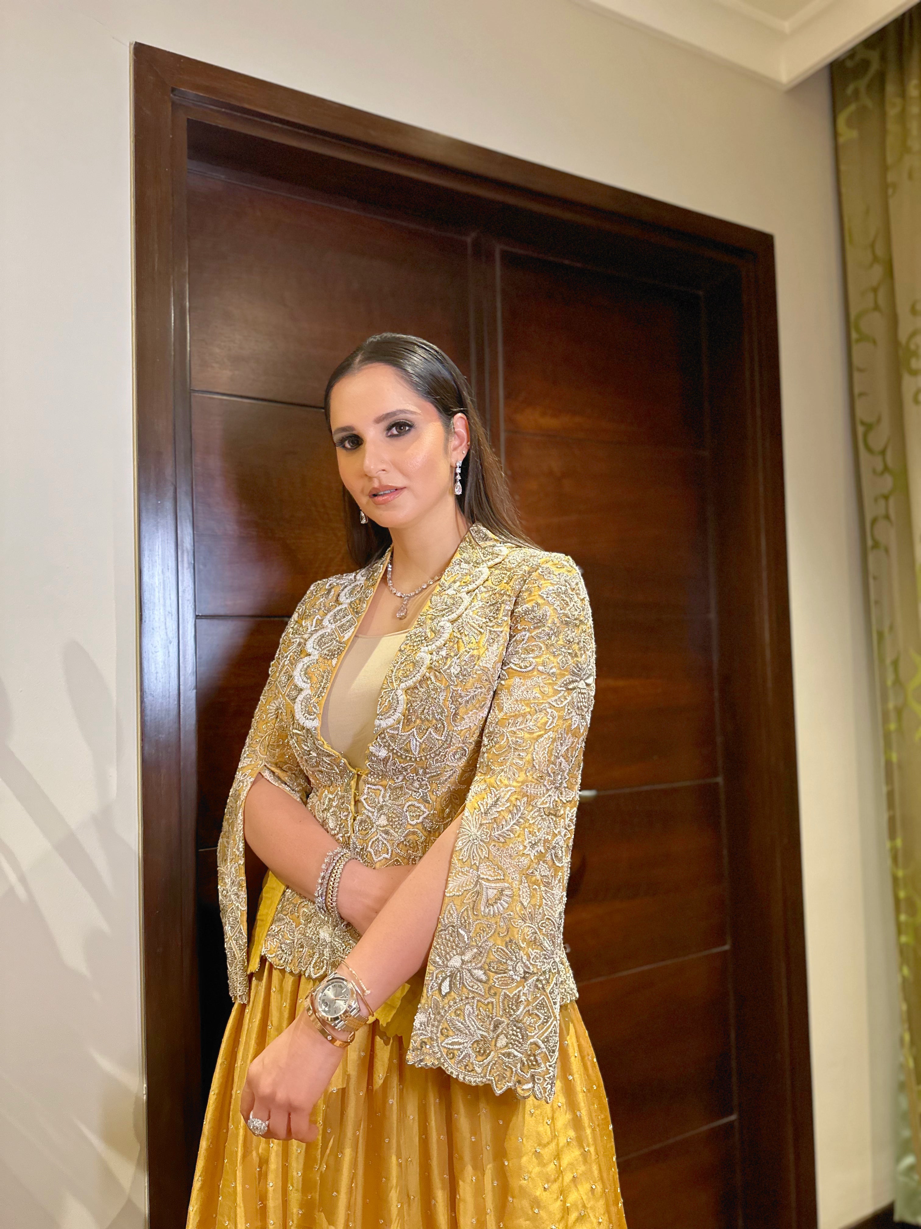 Sania Mirza in Kamala Jacket Set