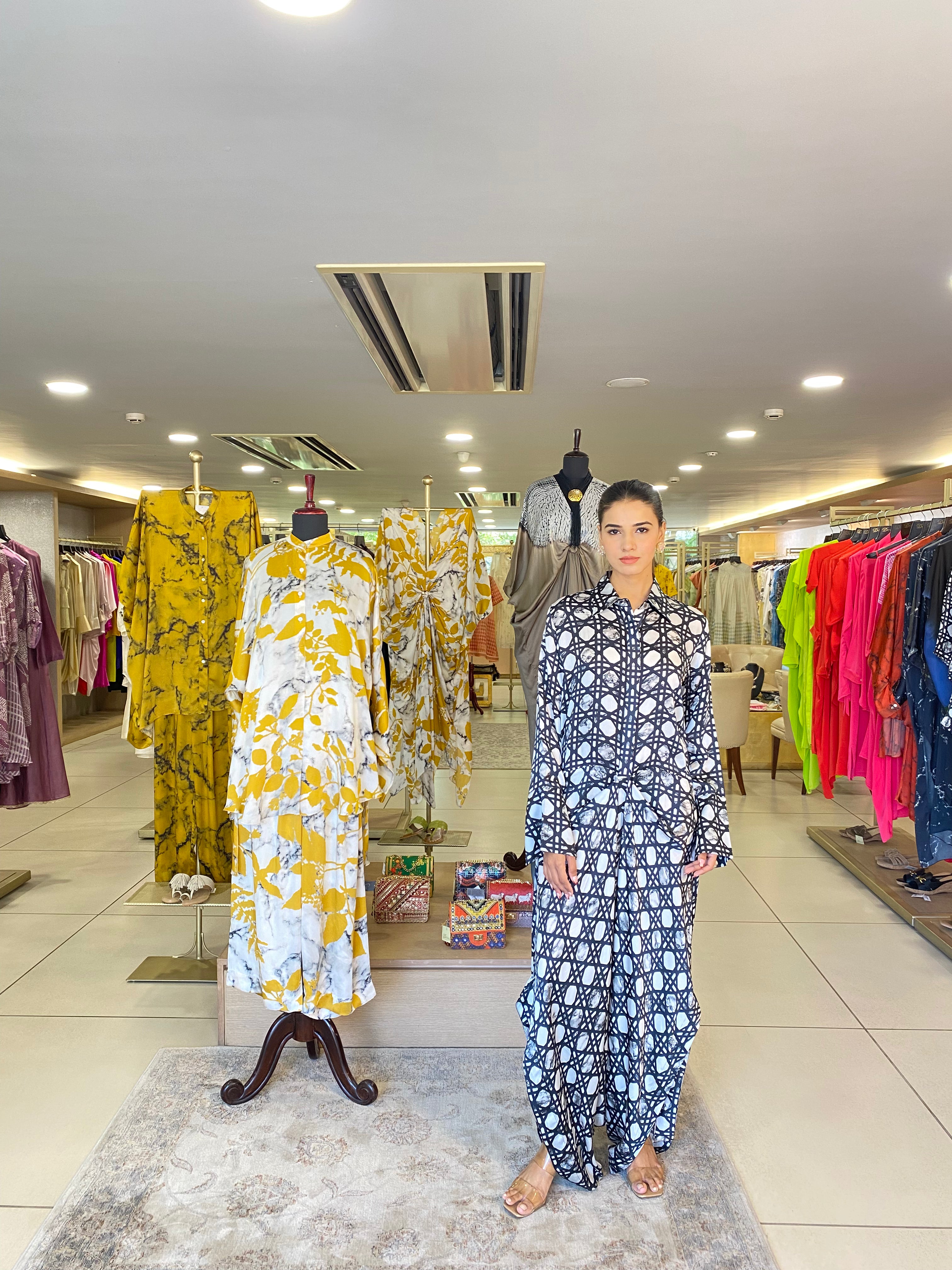 Black White Jumpsuit