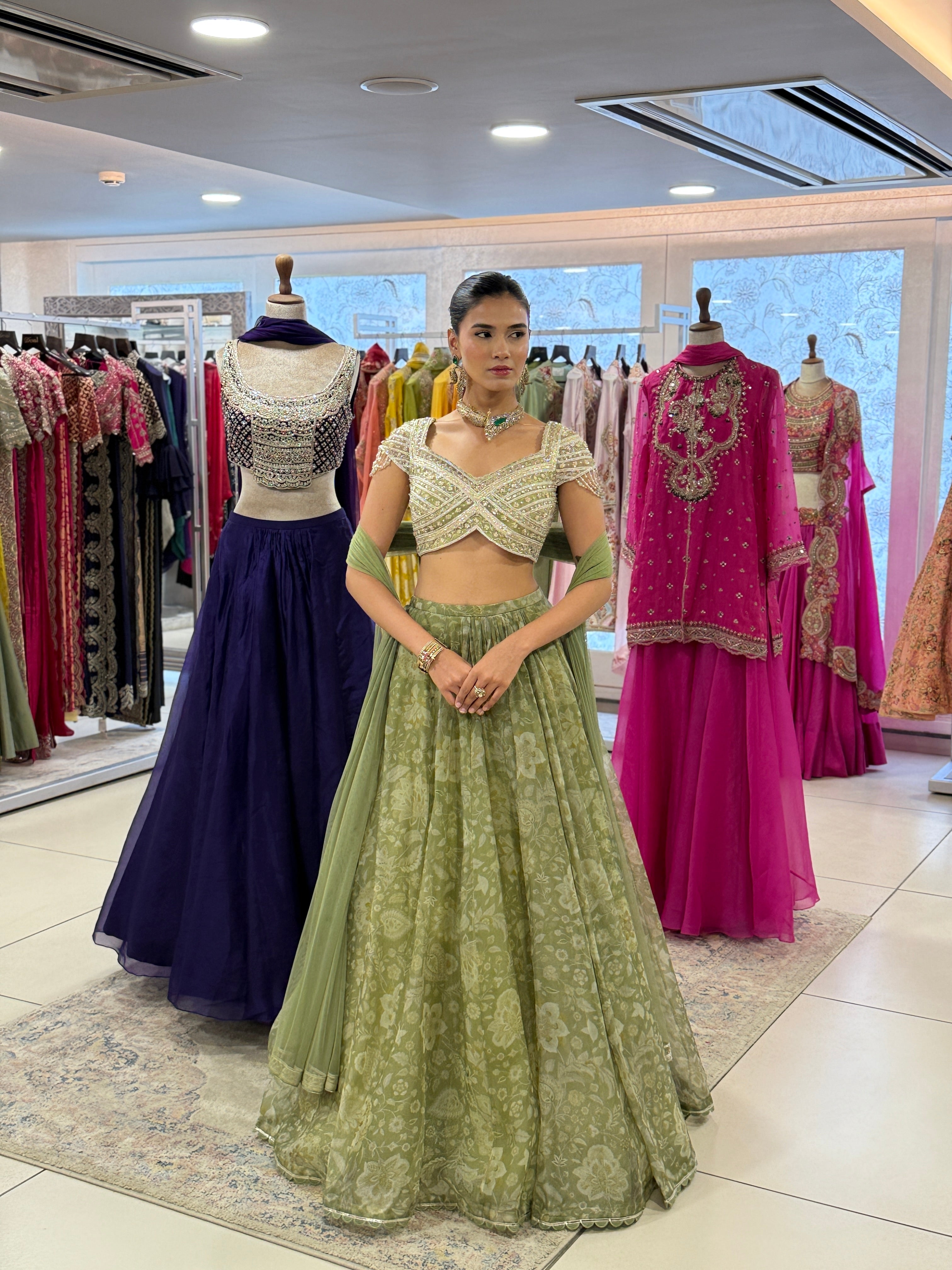 Flare Lehenga Set
