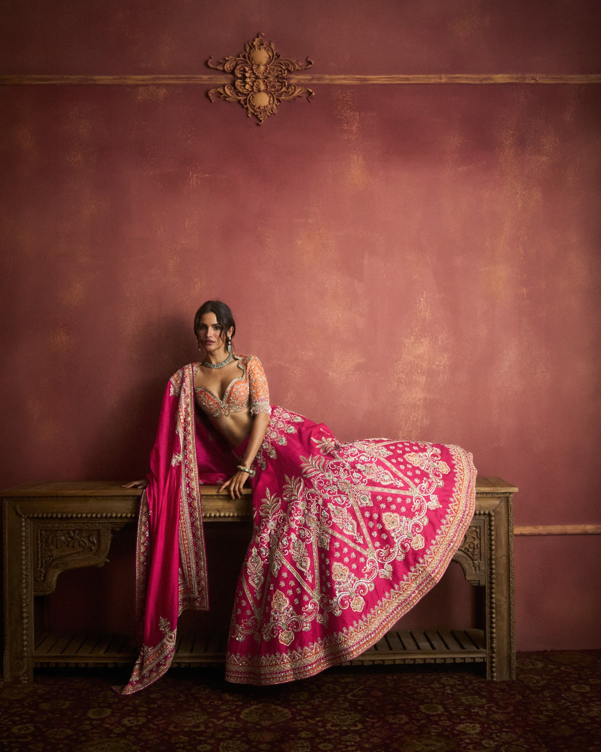 Pink Lehenga Set