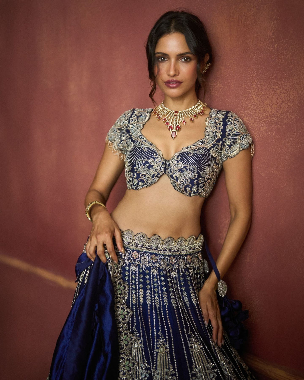 Purple Lehenga Set
