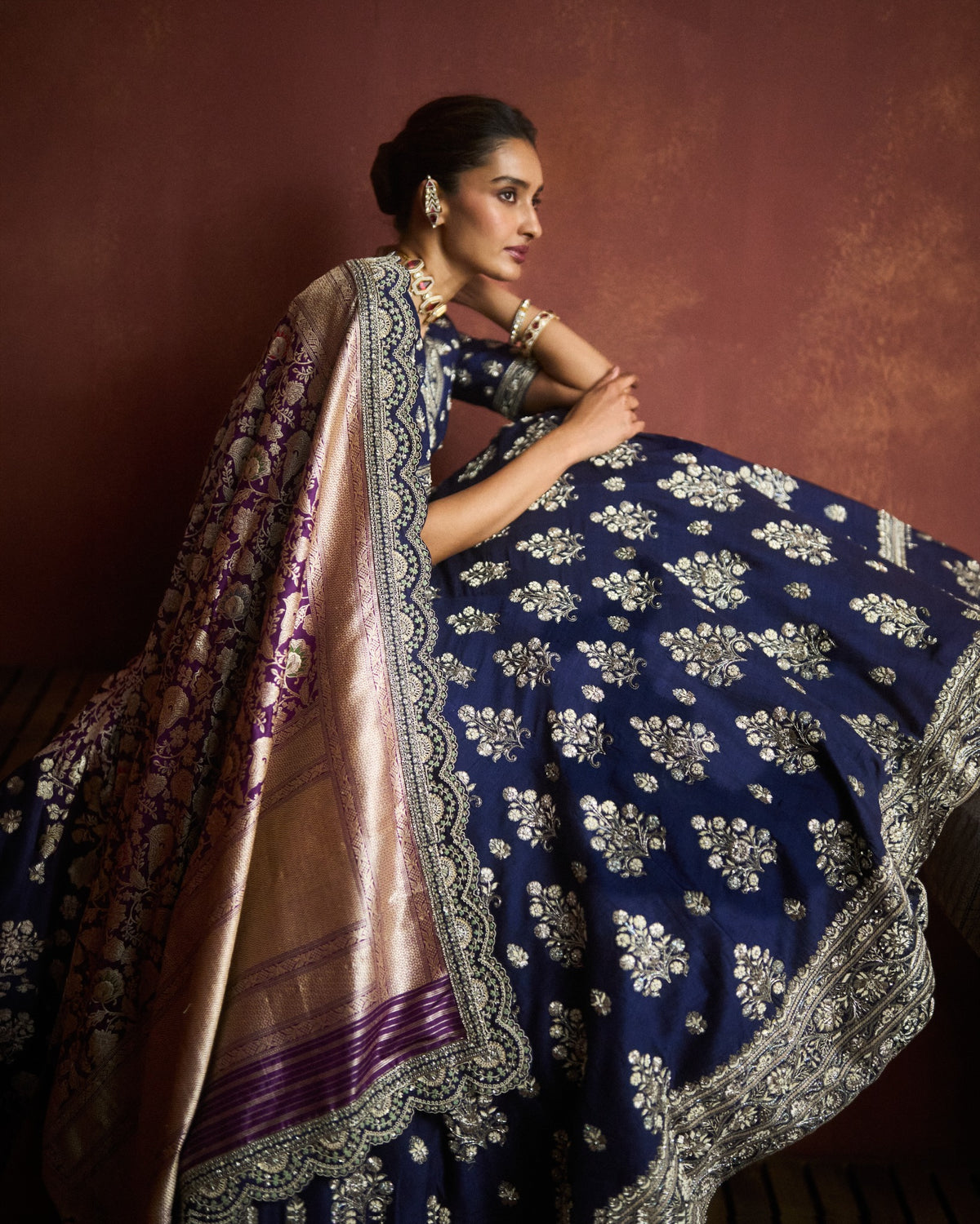 Purple Lehenga Set