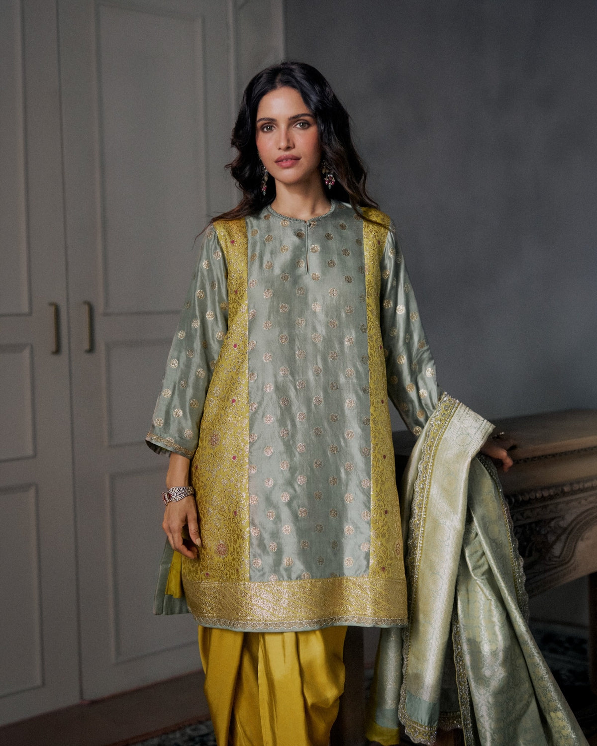 Golden Yellow Kurta Set