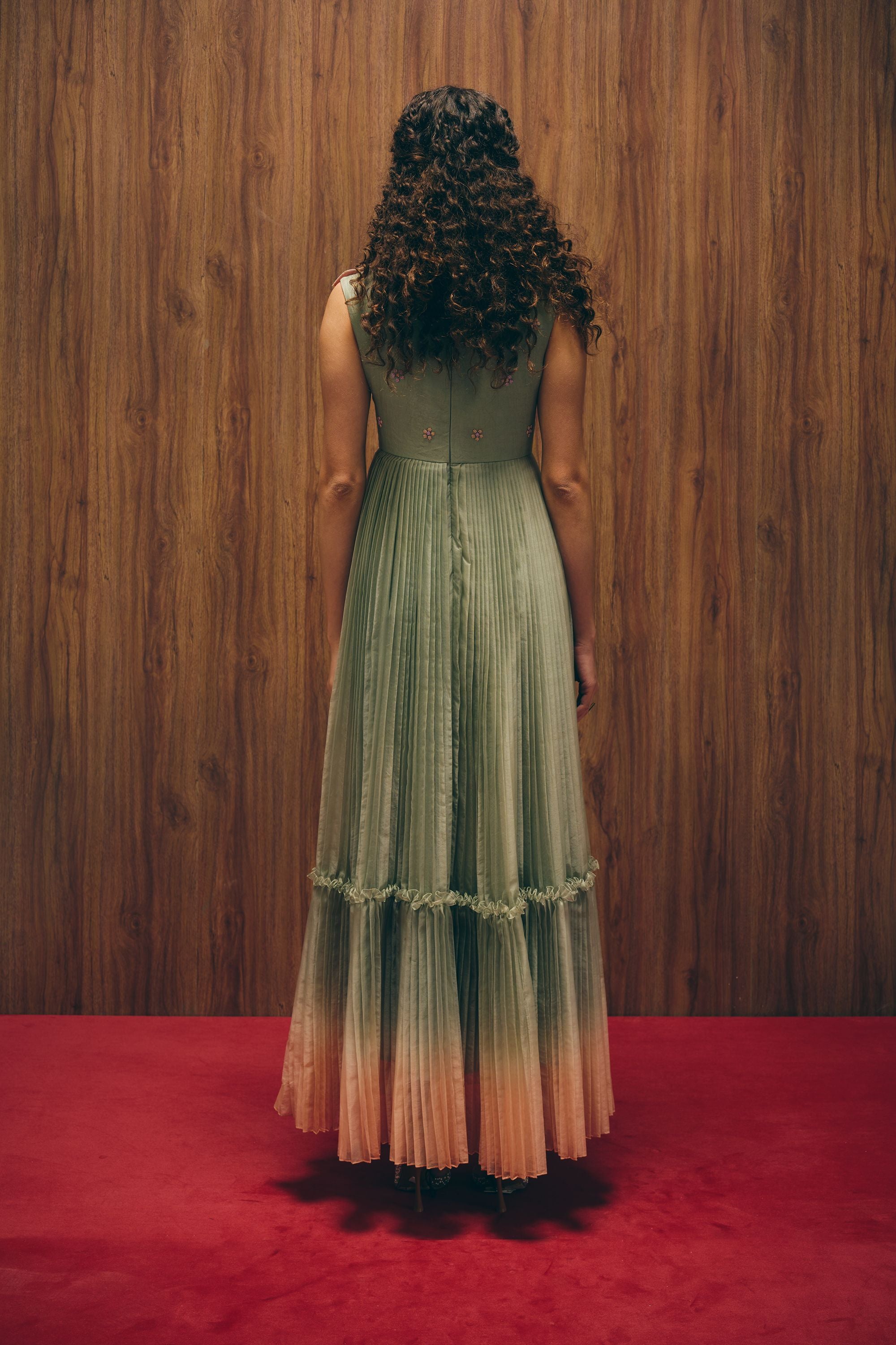 Vagabond sage green dress