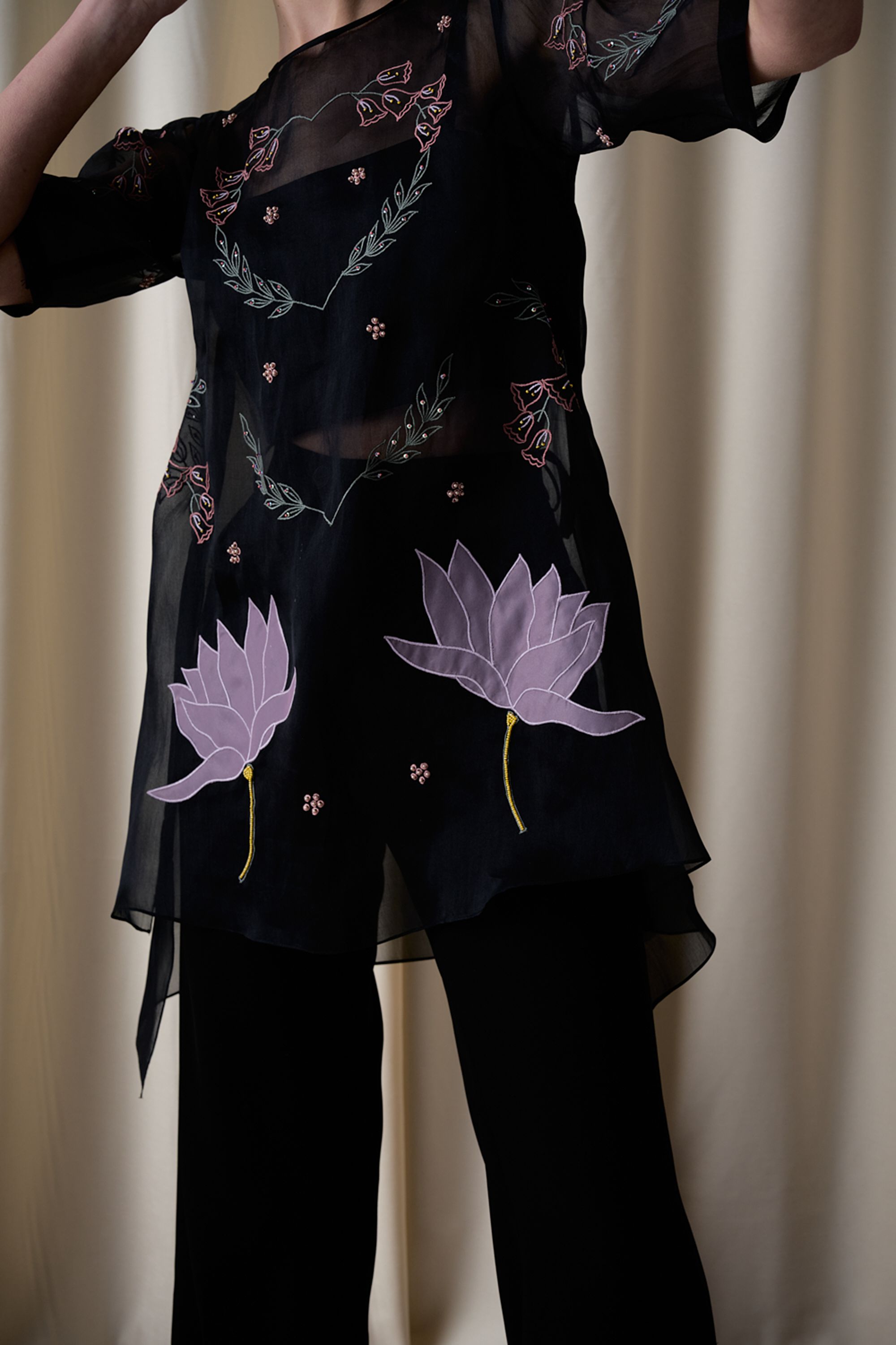 Nightfall lotus pants ensemble
