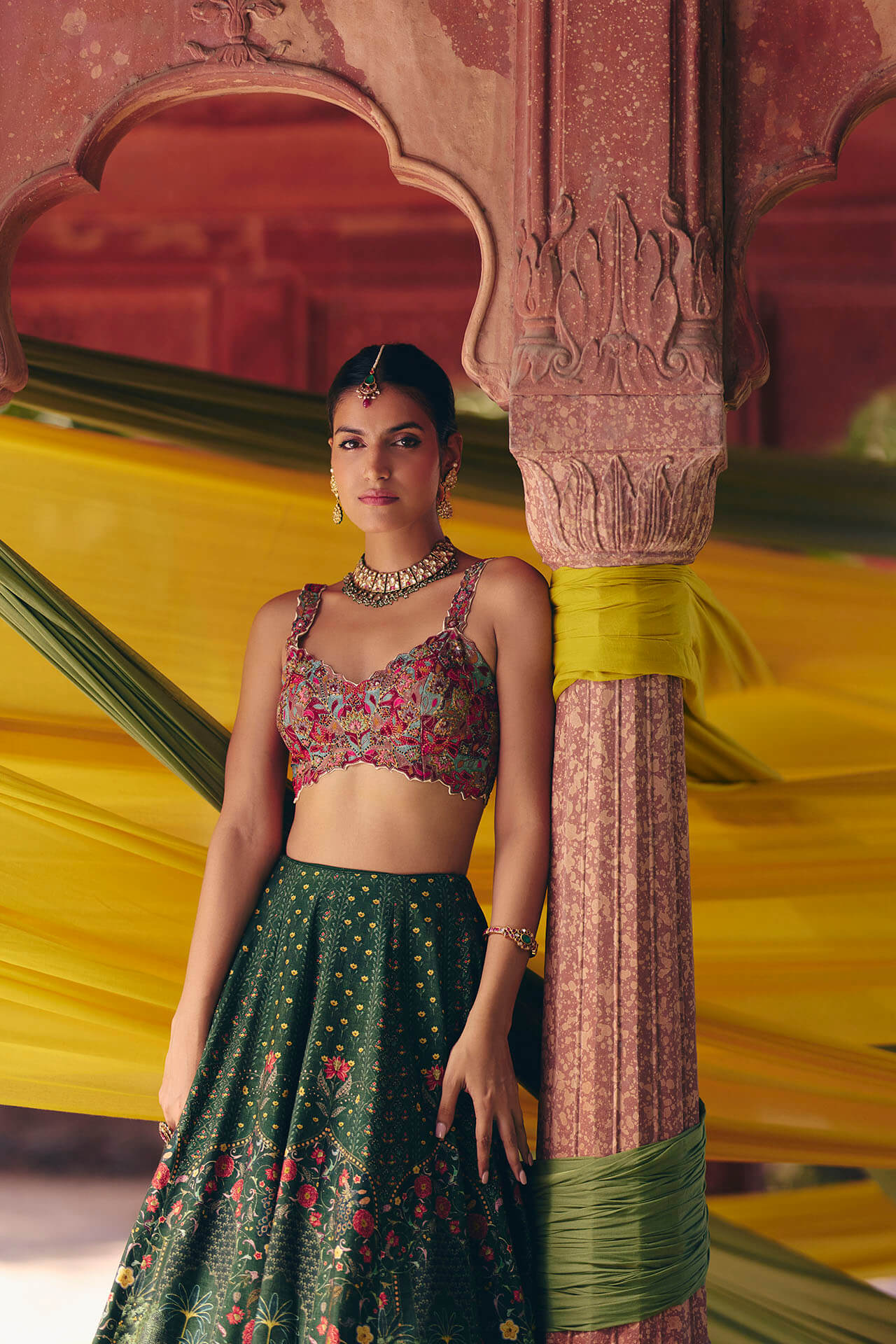 Jade Lehenga