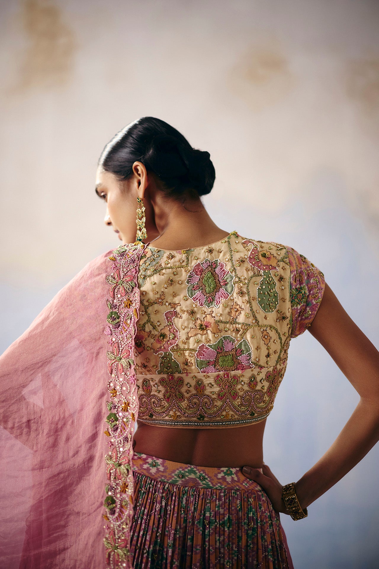 Gulab Heritage Patola Lehenga