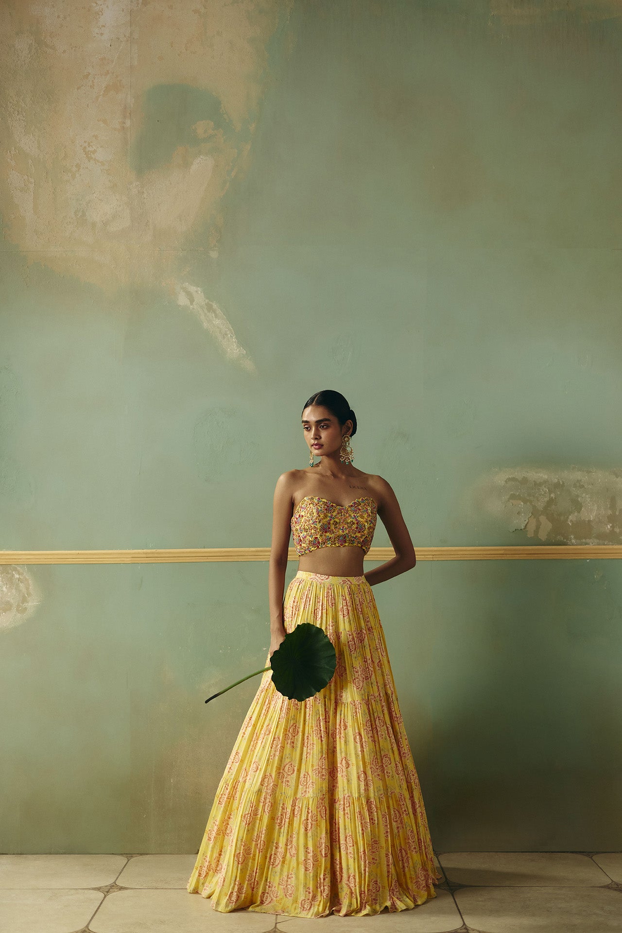 Haldi Gold Lehenga