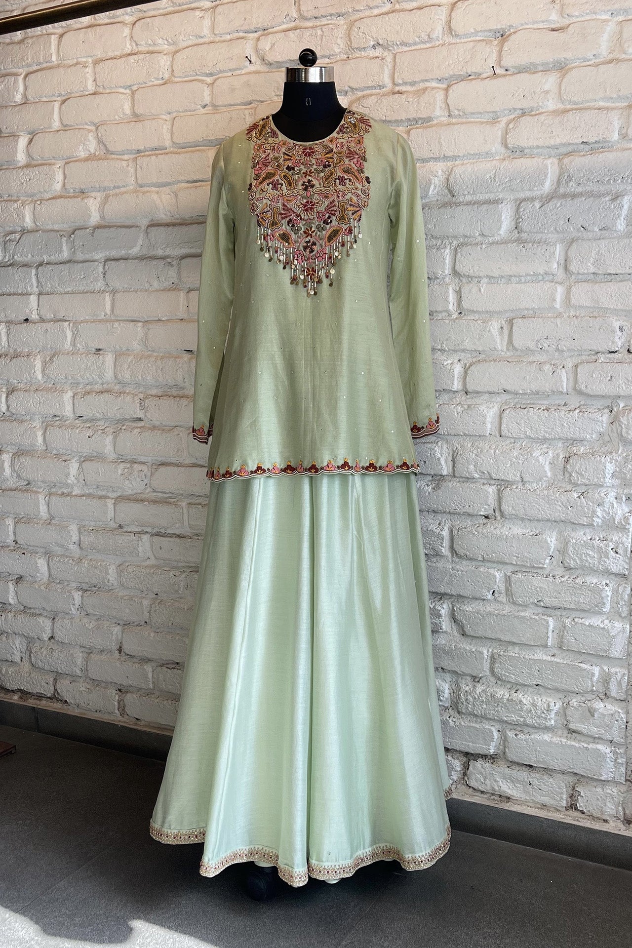 Gulzar Kurta Sharara Set