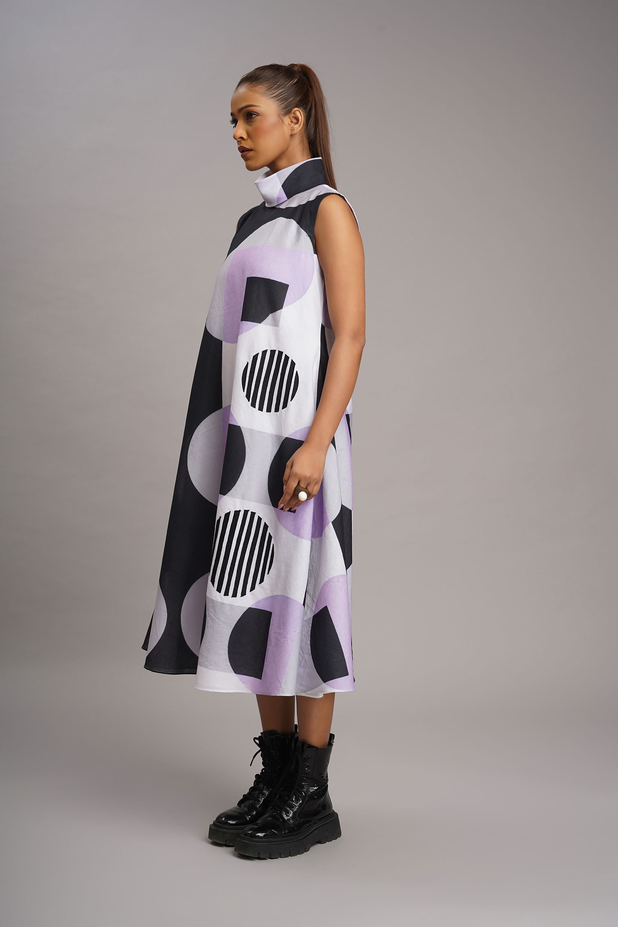 Lilac retro dress
