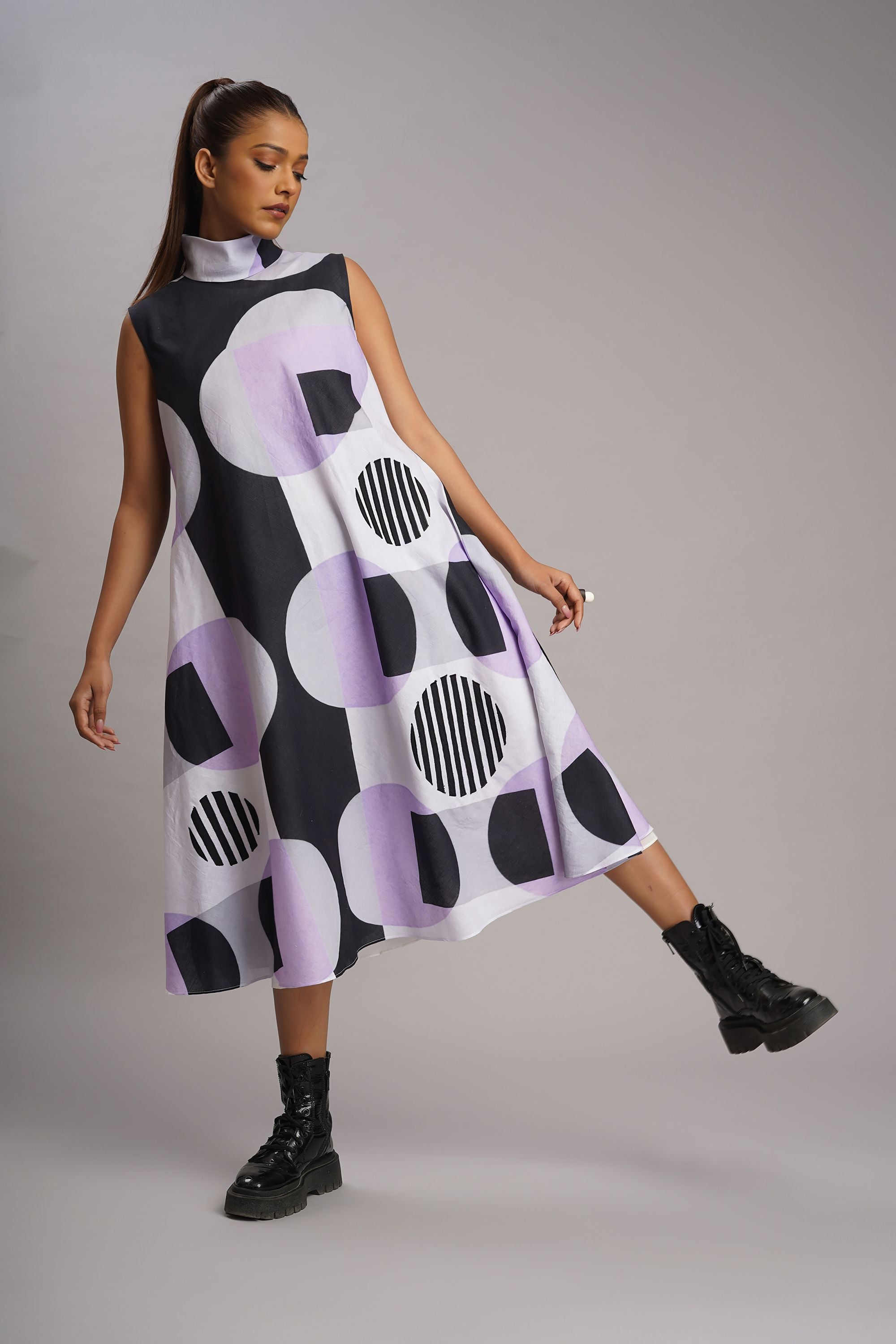 Lilac retro dress