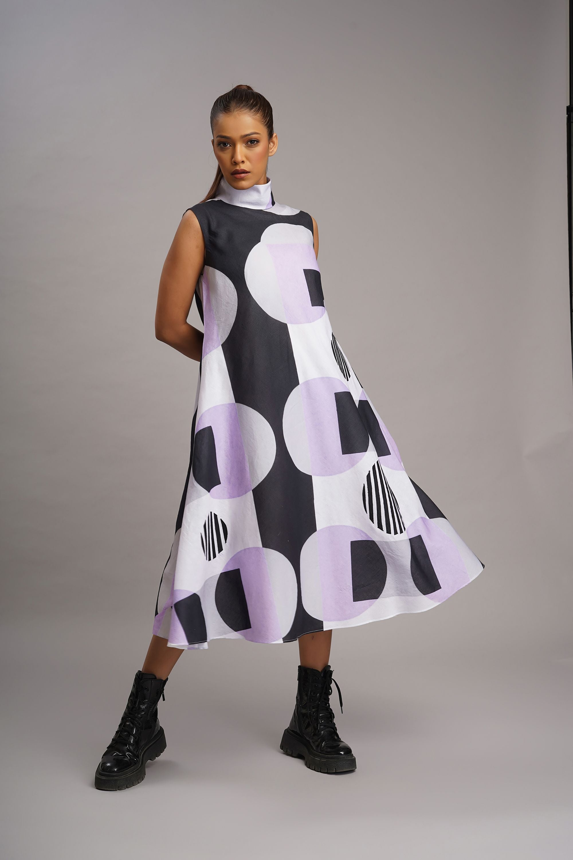 Lilac retro dress