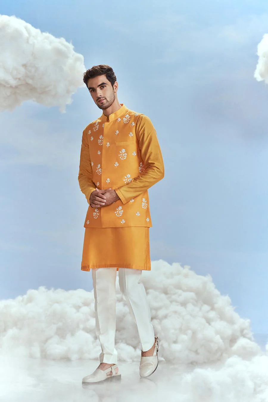 Mehtab Bagh Bundi Kurta Set