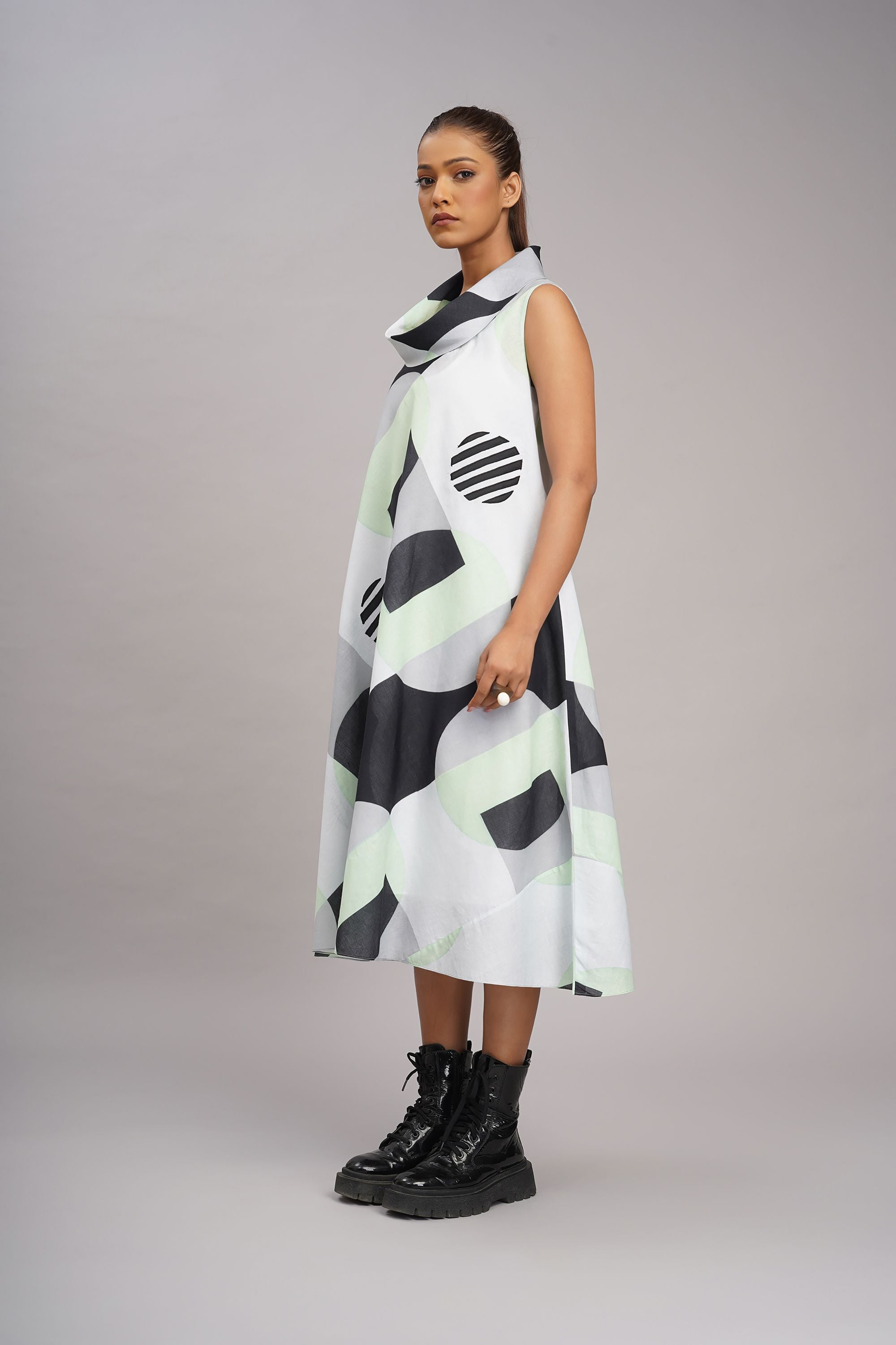 Mint retro dress