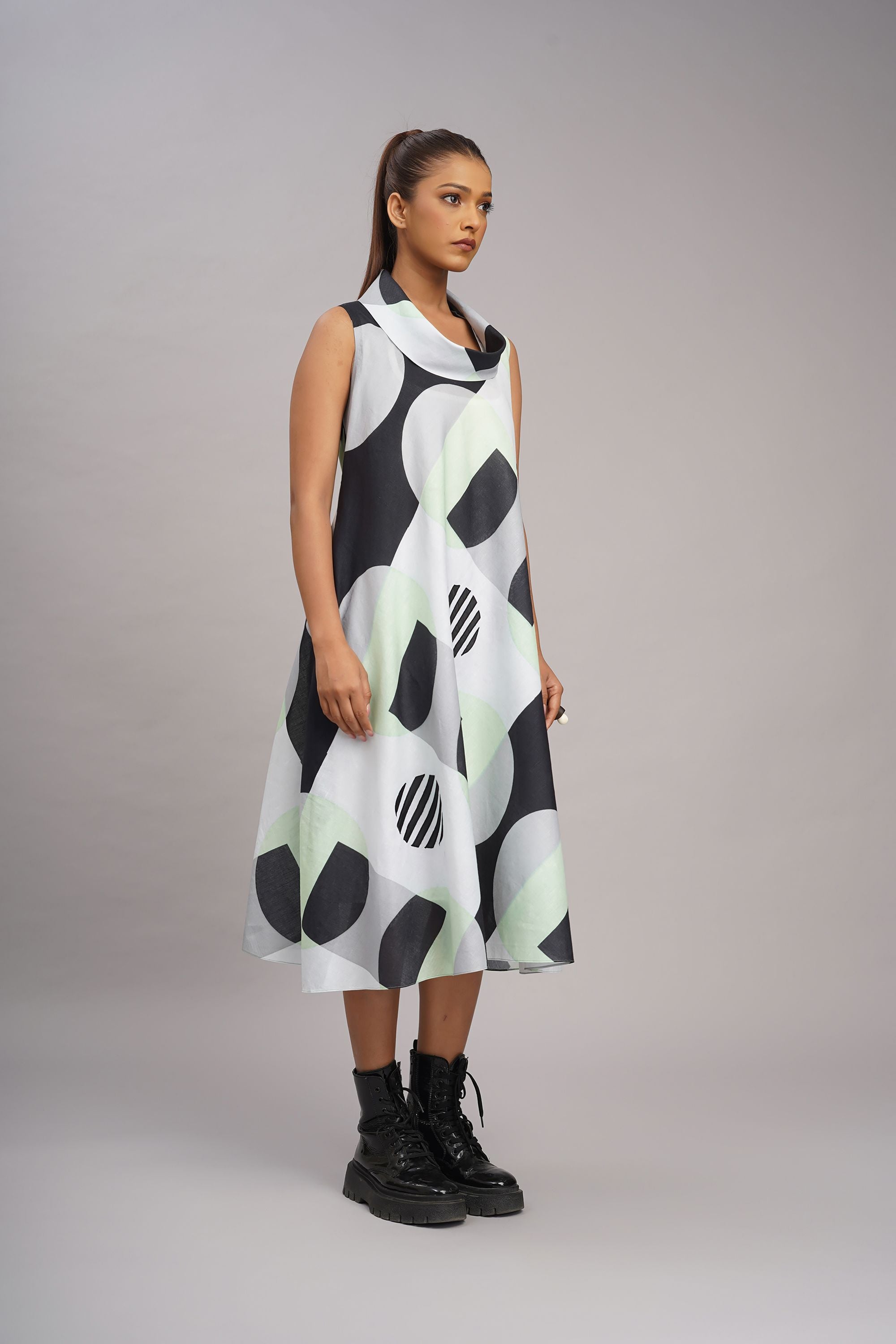 Mint retro dress