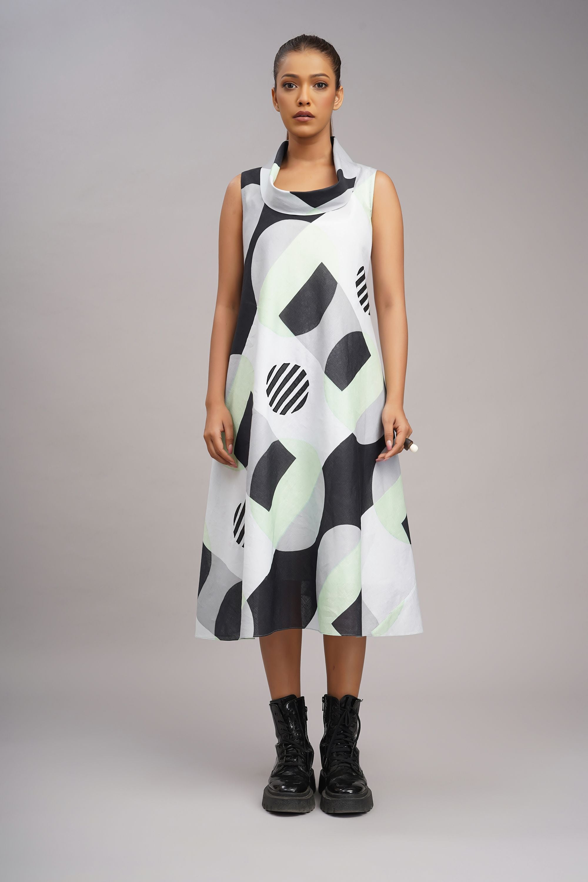Mint retro dress