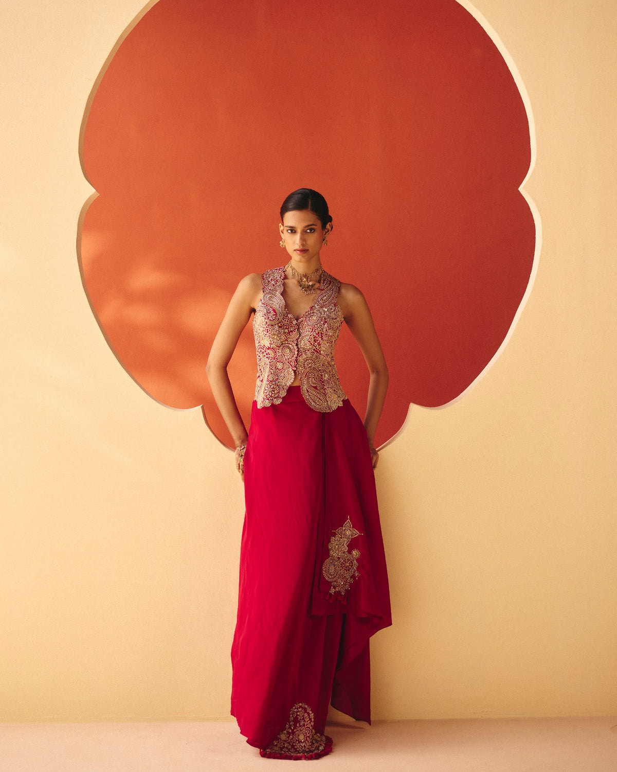 Dhriti Waistcoat Set