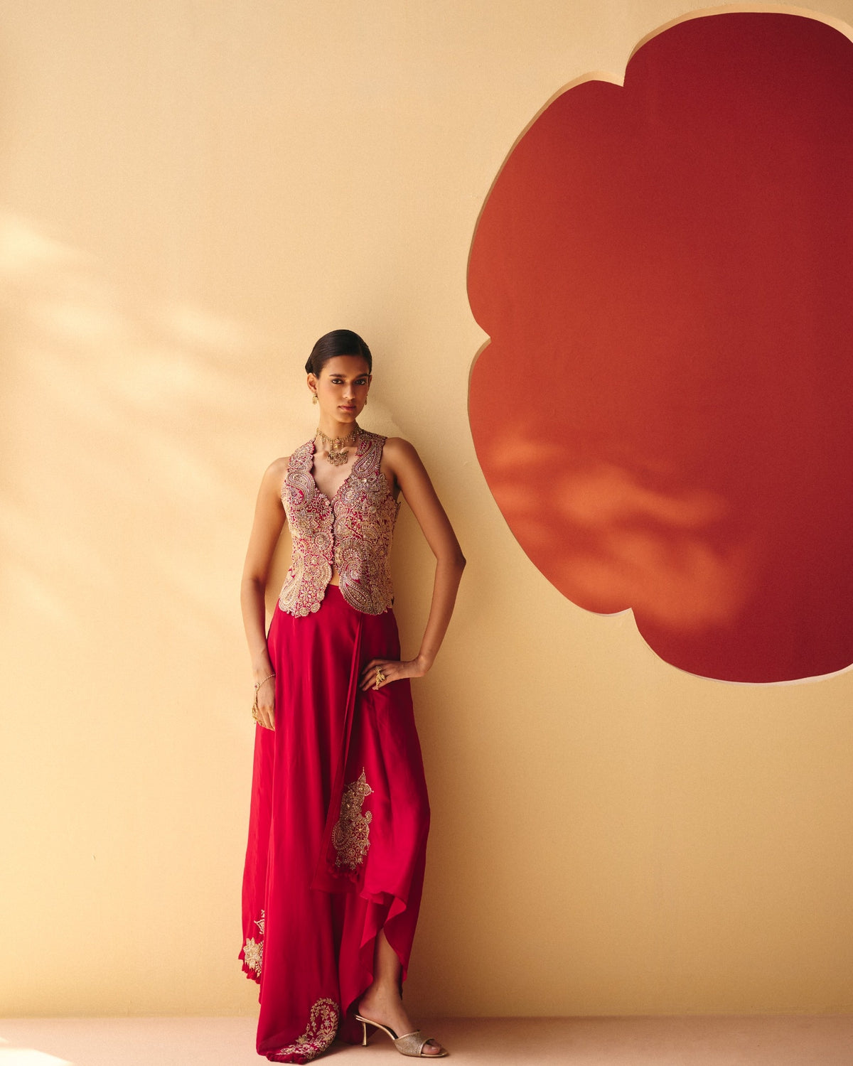 Dhriti Waistcoat Set