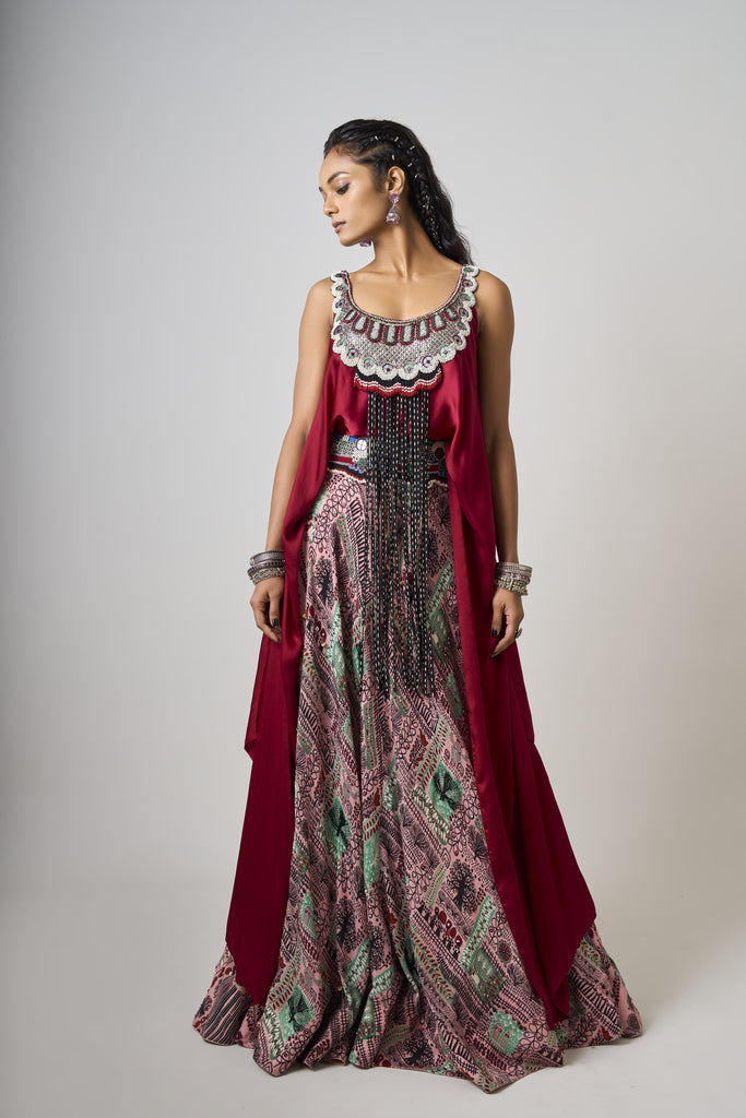 Singlet & Lehenga Set