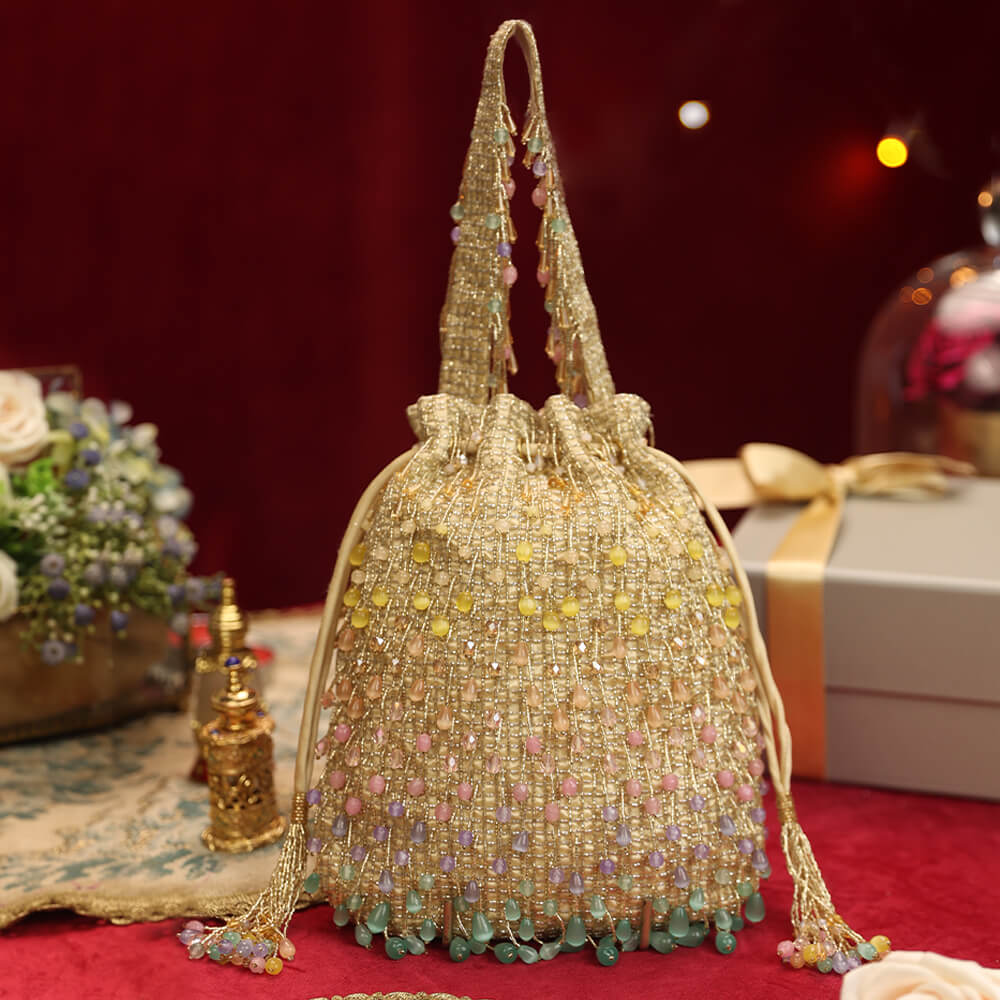 Opal Potli Sublime Pastel Multi With Handle