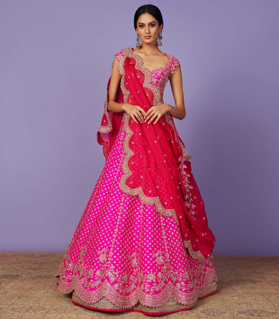 Lehenga, Anushree Reddy | Vogue India | Wedding Wardrobe