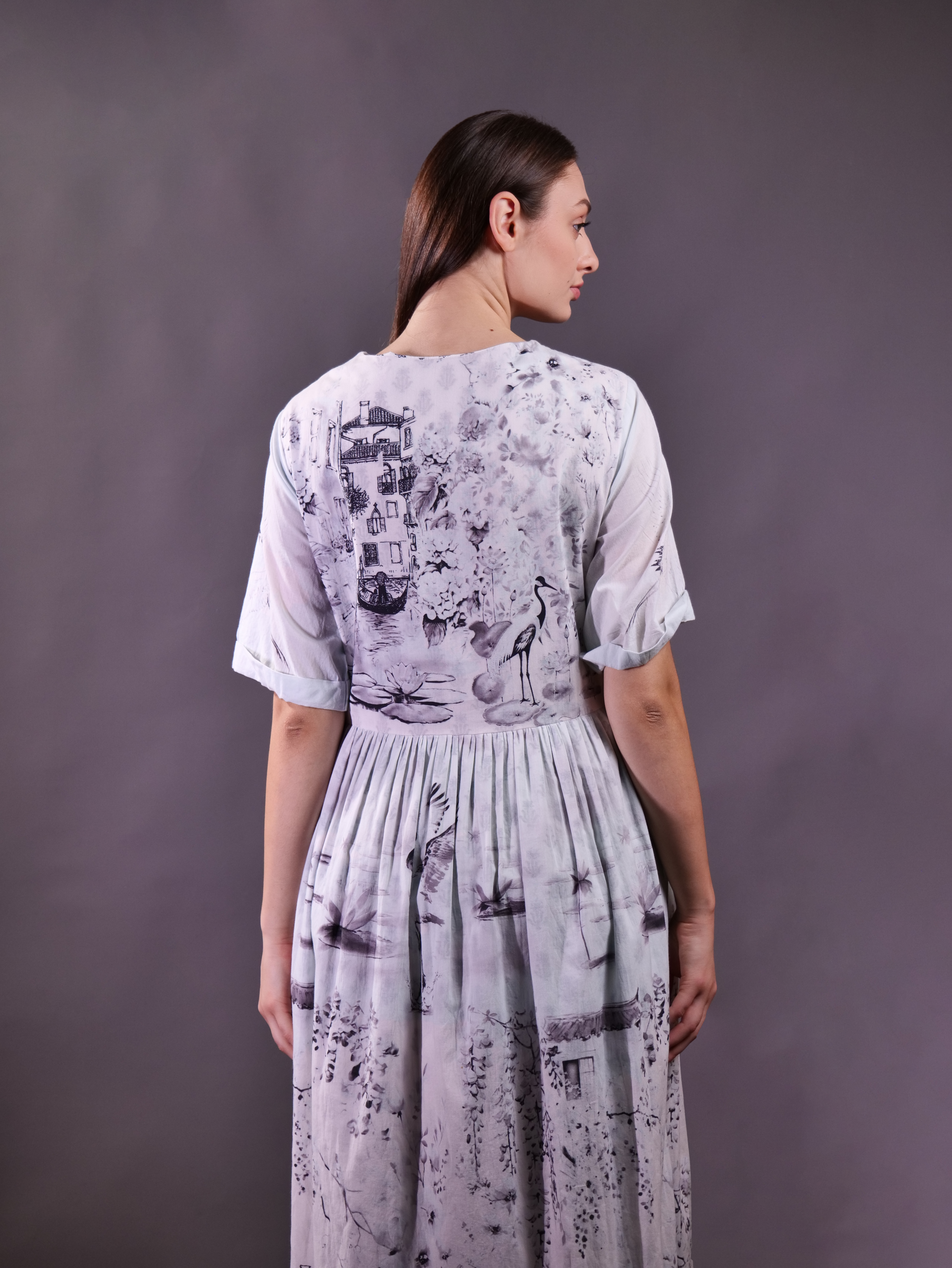 Cotton Printed Dress