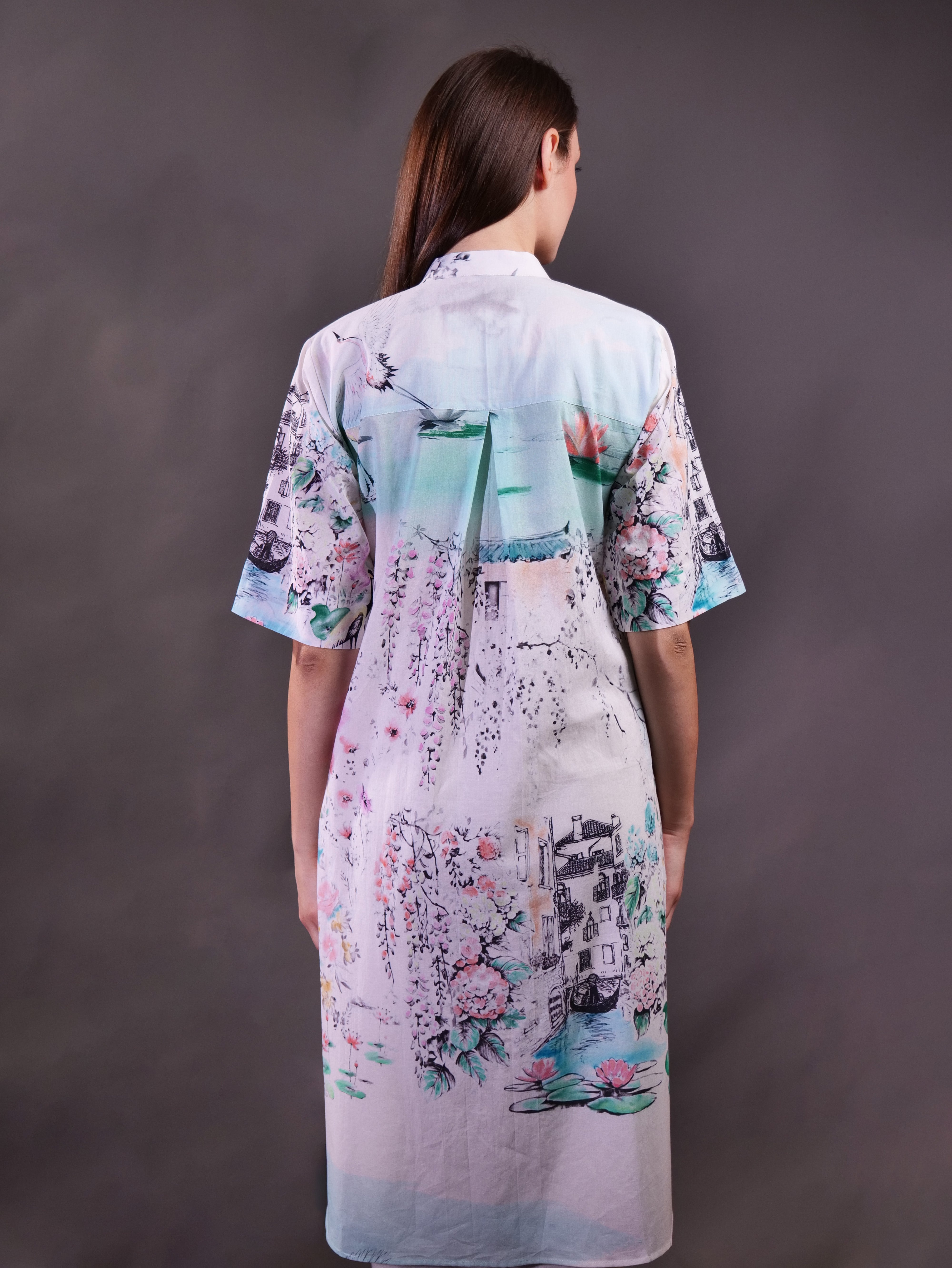 Organic Cotton Printed Kurta with Trousers