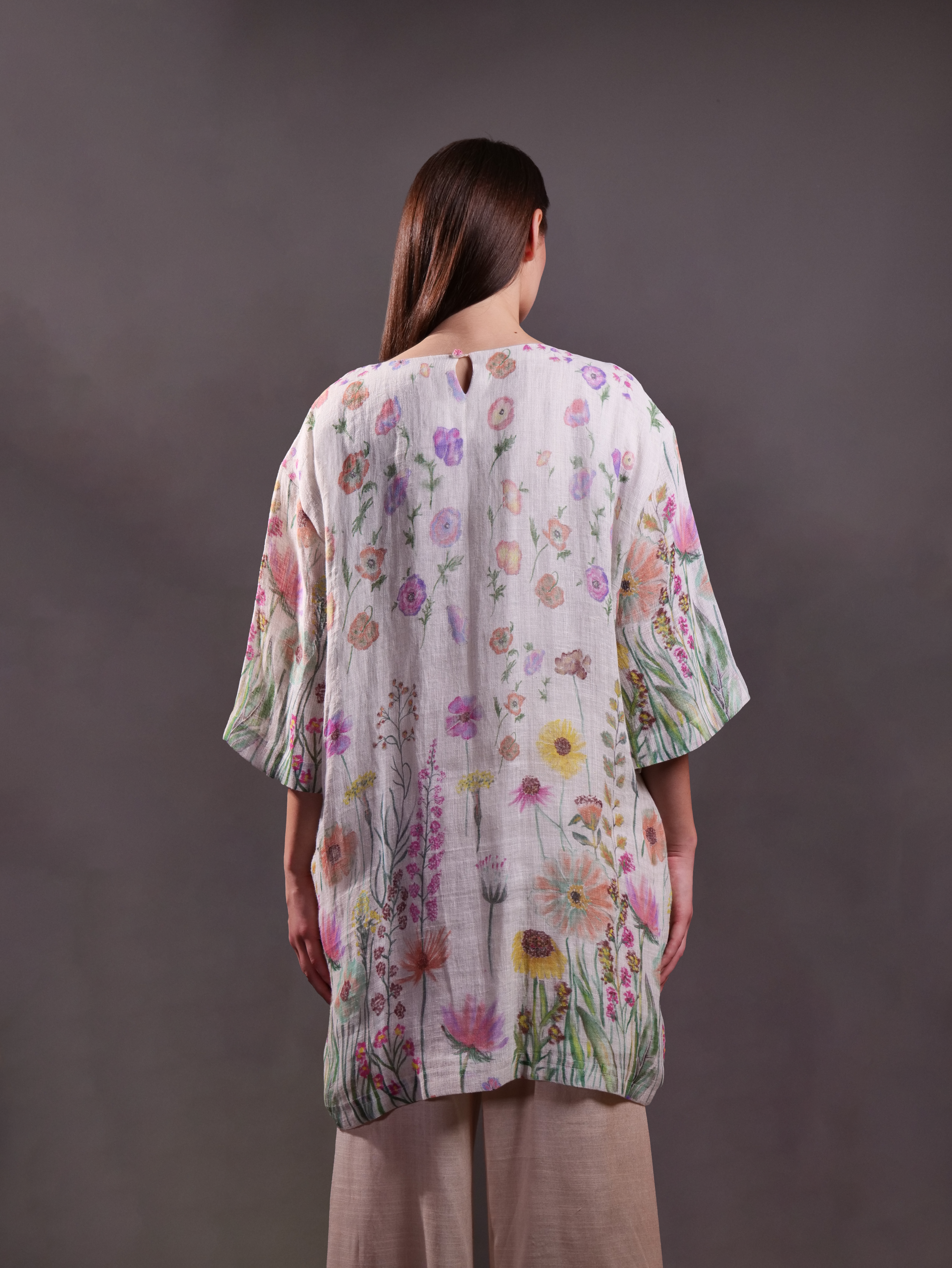 Printed Western Kurta with Trousers