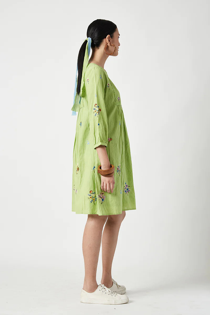 Claude Embroidered Dress