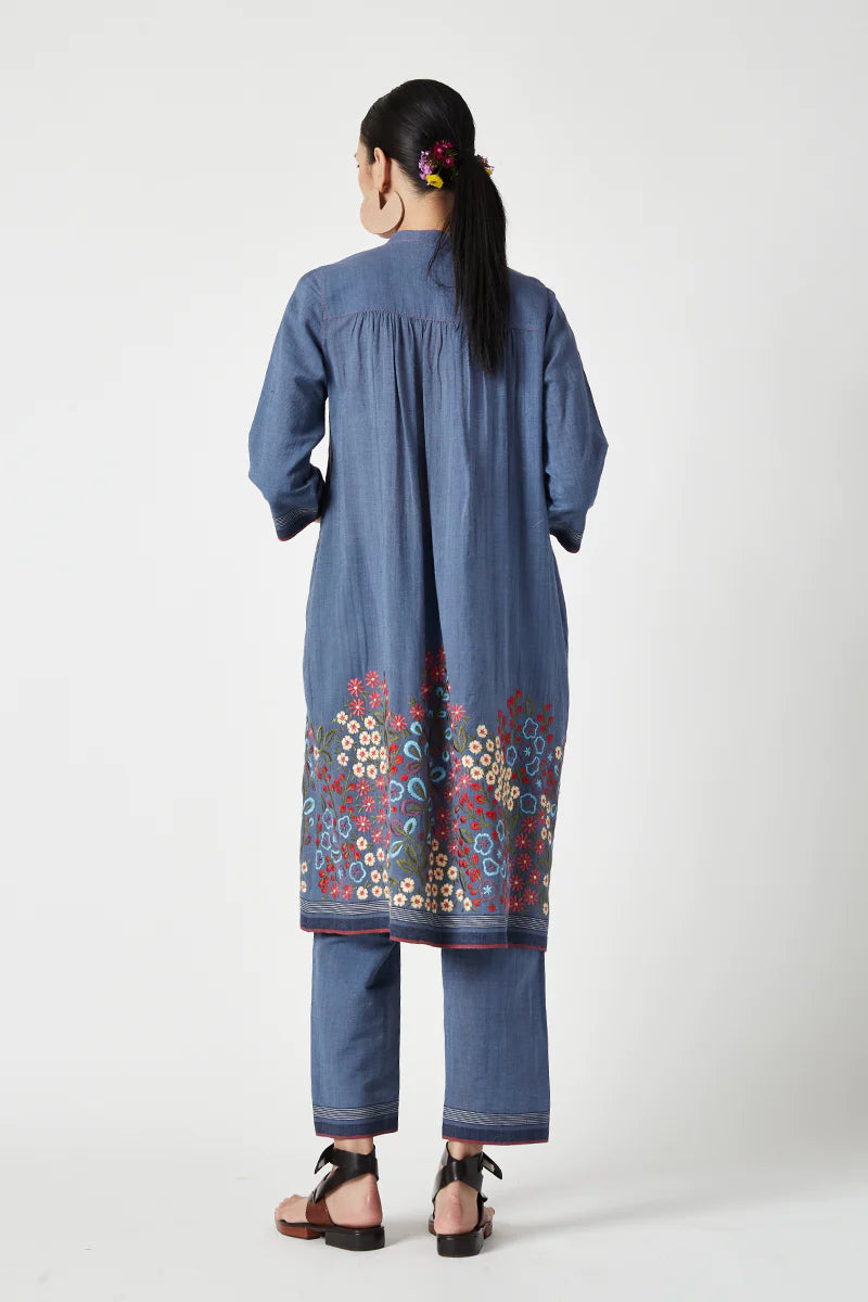 ALYSSUM EMBROIDERED KURTA SET (2PCS)