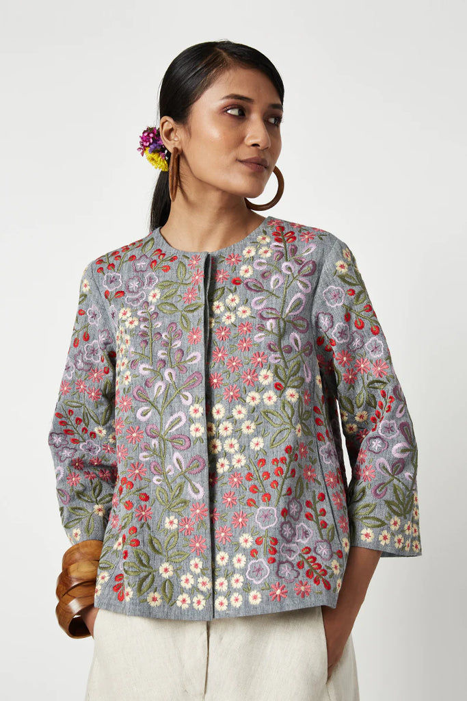 Thyme Embroidered Jacket