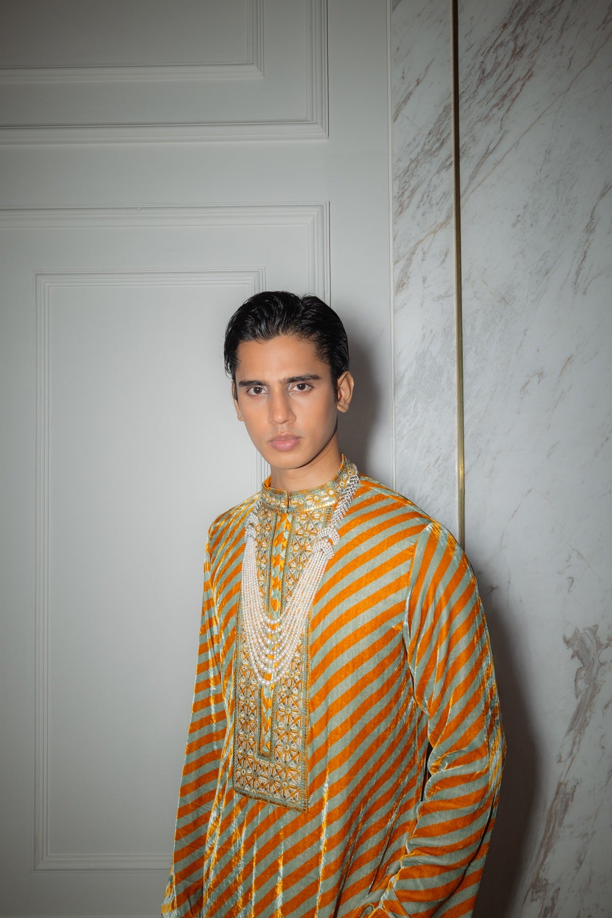 Lehriya Kurta Set