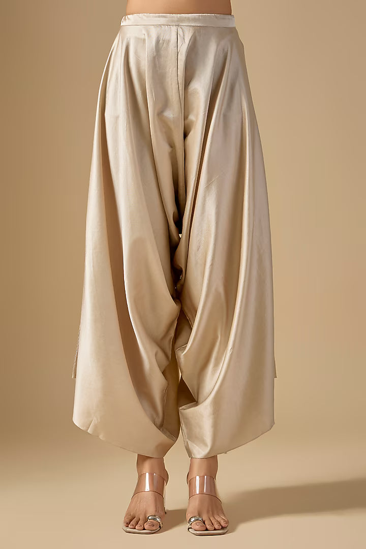 Mustard Bandhej Umbrella Kaftan Set