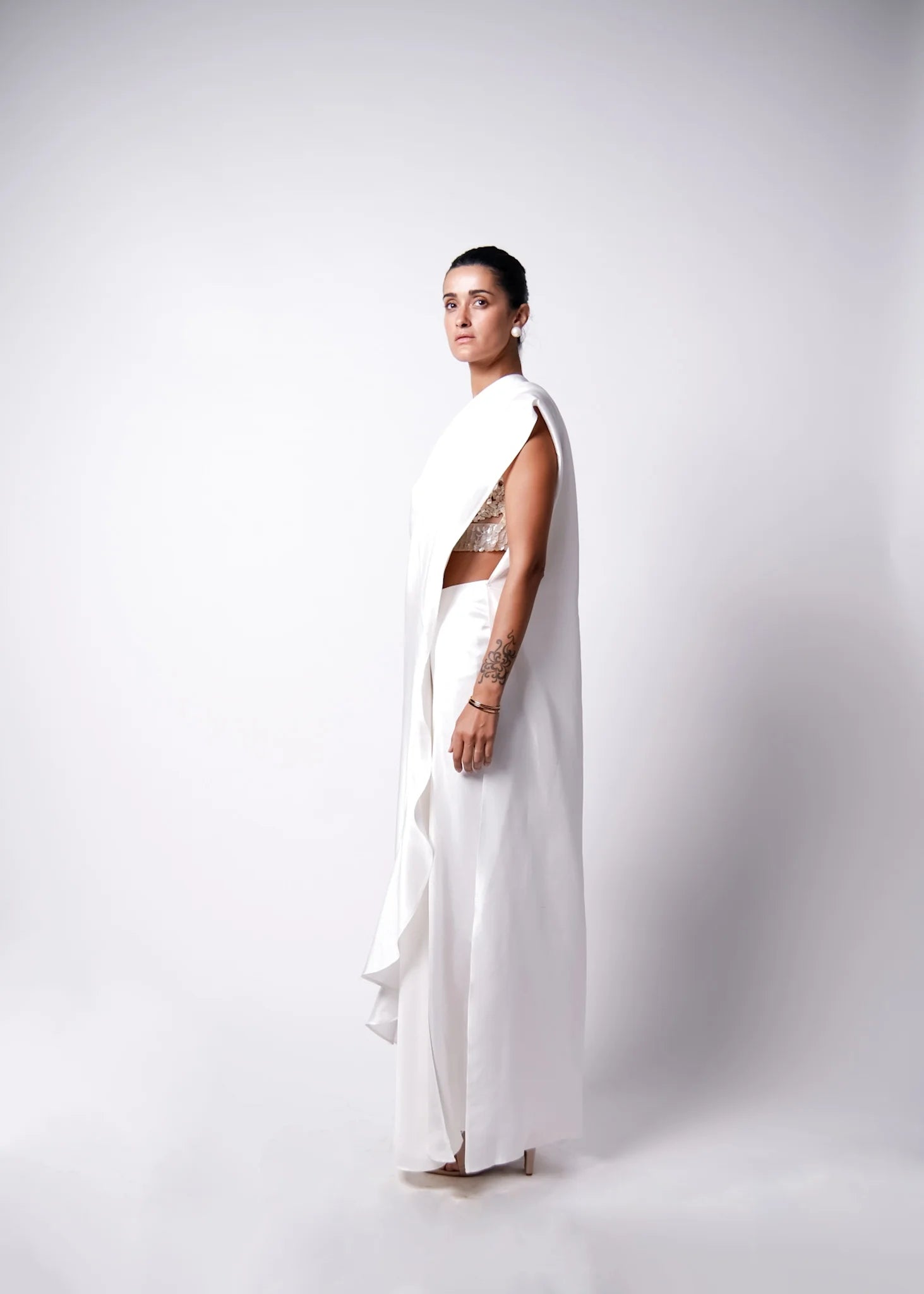 Iris Bustier with Cape Sari