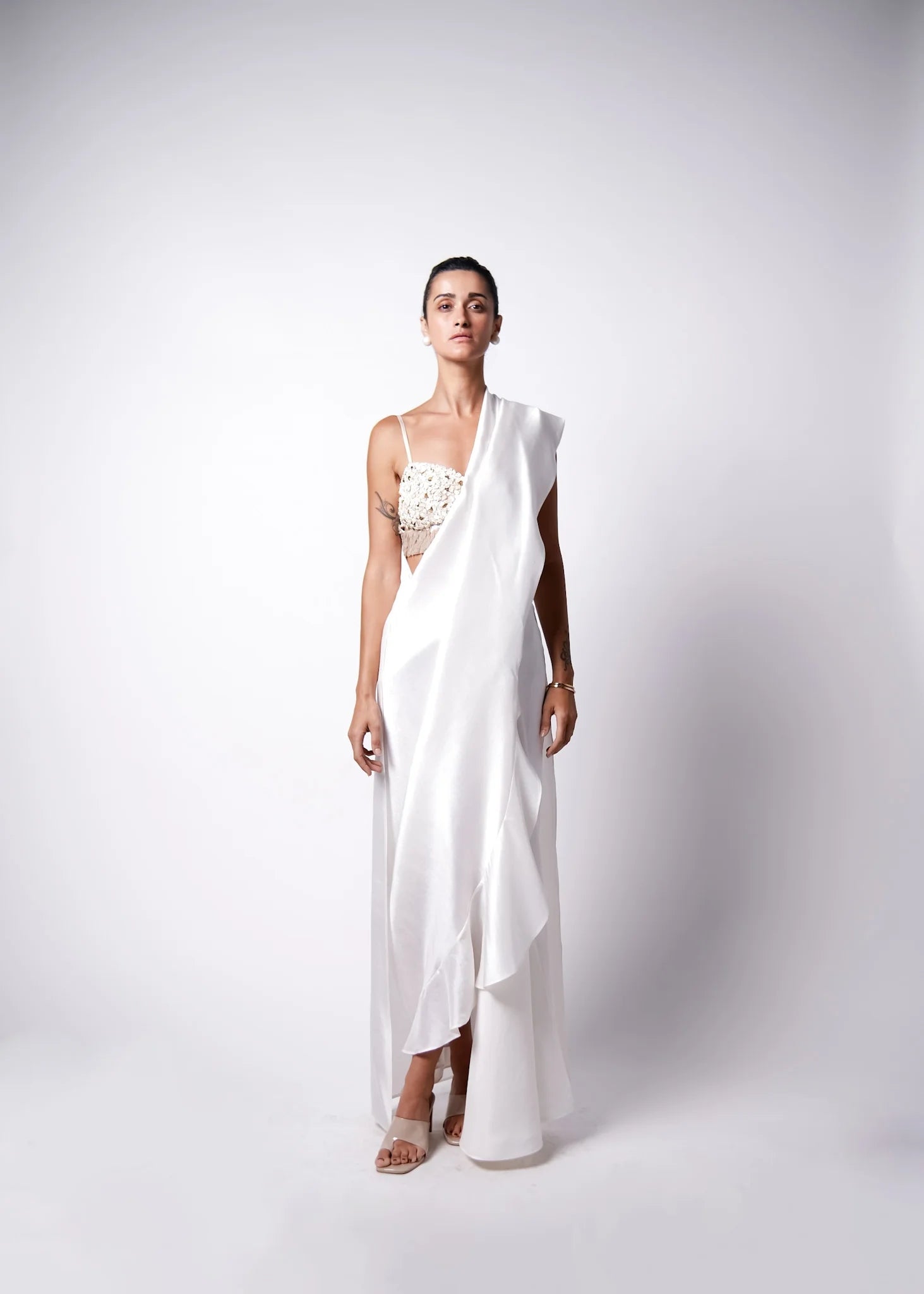 Iris Bustier with Cape Sari