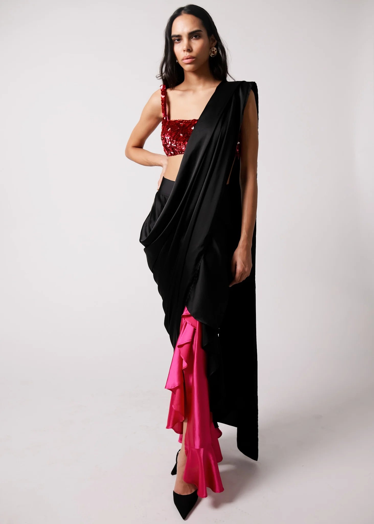 Rosa Blouse with Sari 12 Set