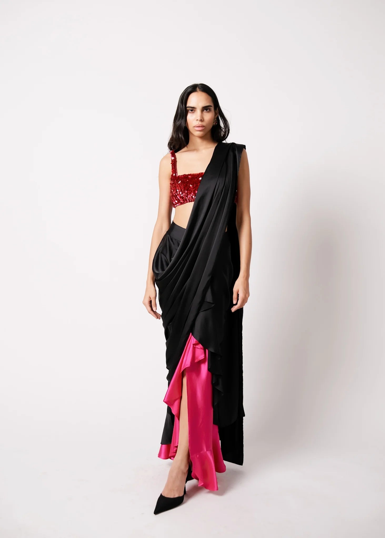 Rosa Blouse with Sari 12 Set