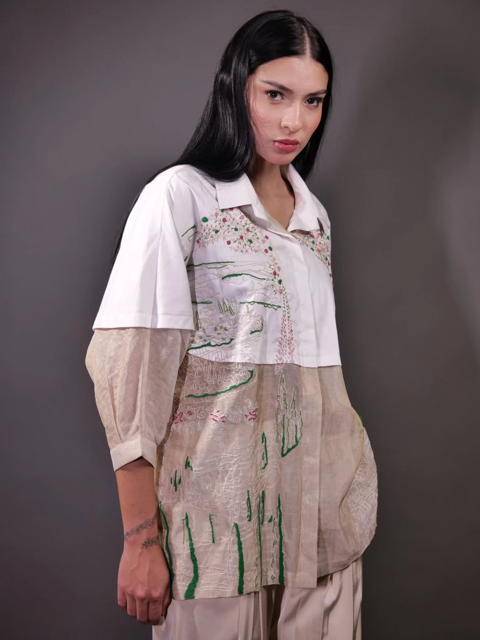 Kantha Embroidery and Aari thread hand work