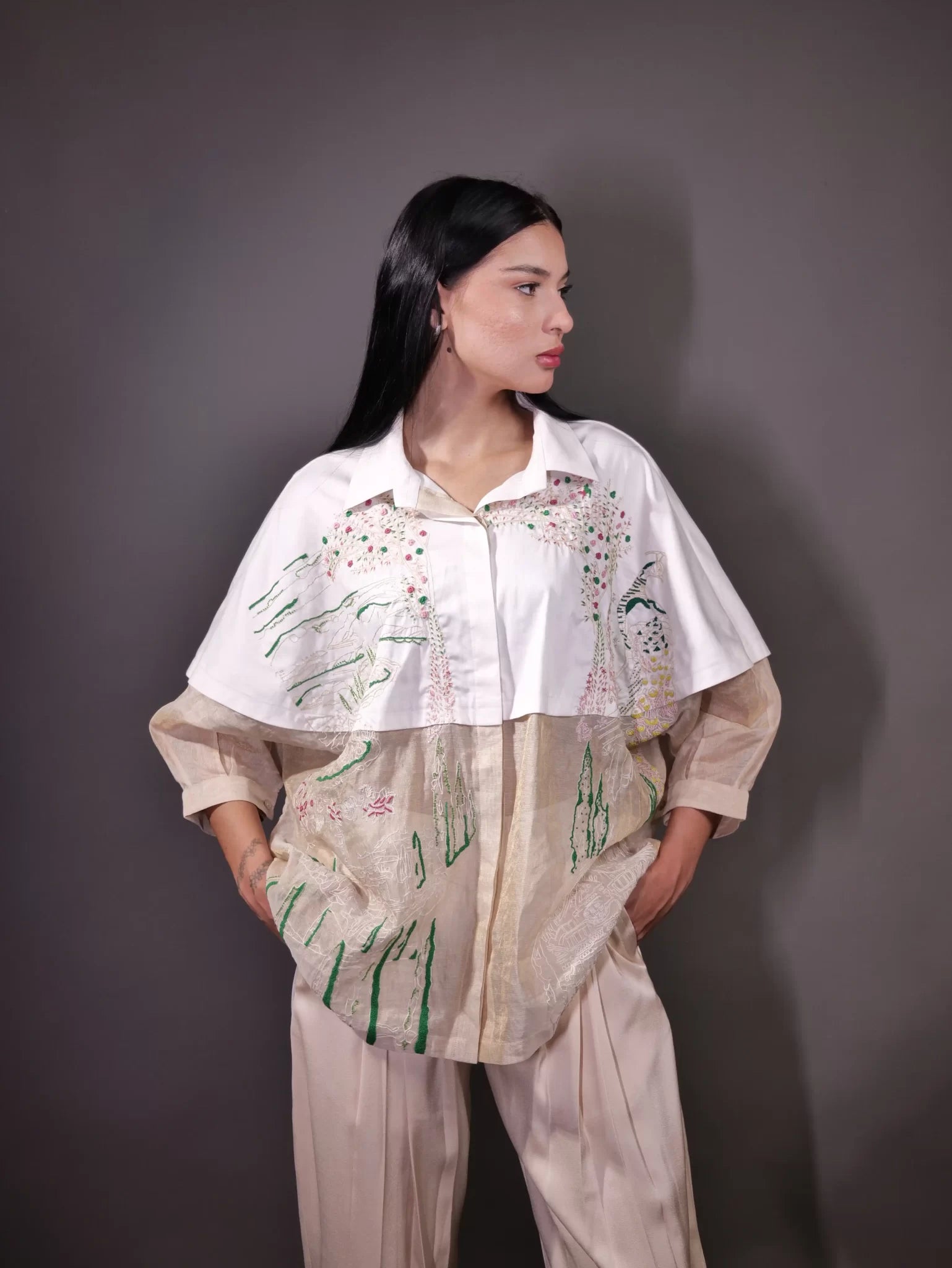 Kantha Embroidery and Aari thread hand work