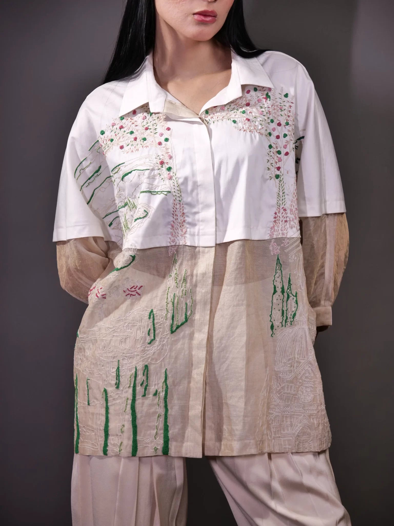 Kantha Embroidery and Aari thread hand work