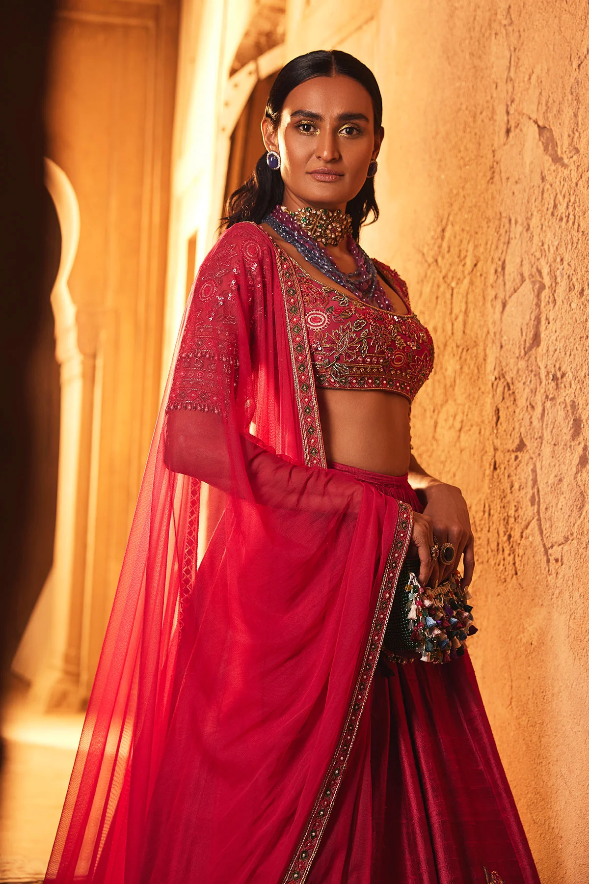 Fuschia Zuhr Lehenga Set